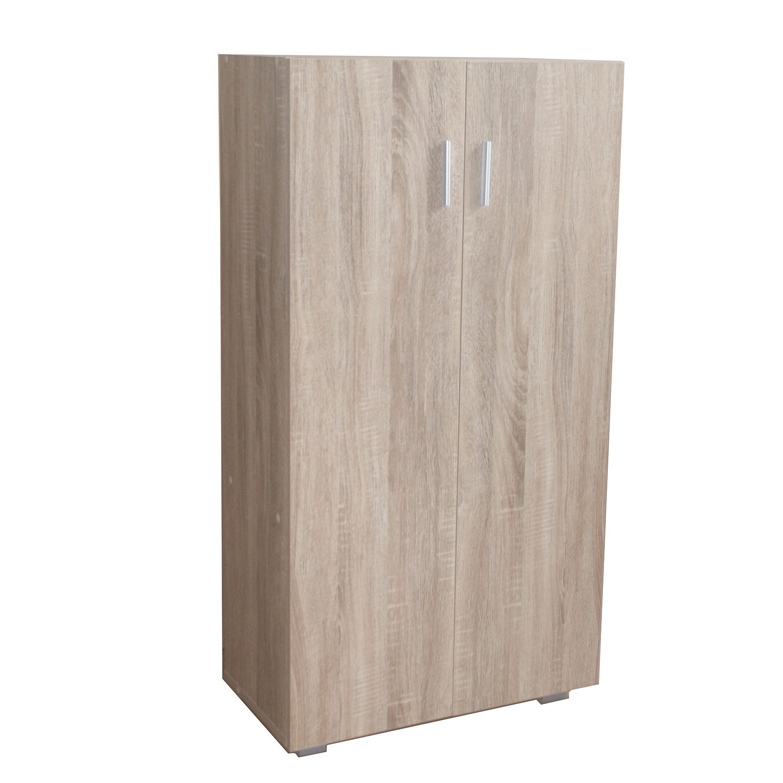 HTI-Living Kommode Kommode Thekla 2 türig Schrank Holzoptik (Stück, 1 St., 1 Kommode), Mehrzweckschrank 3 Fächer
