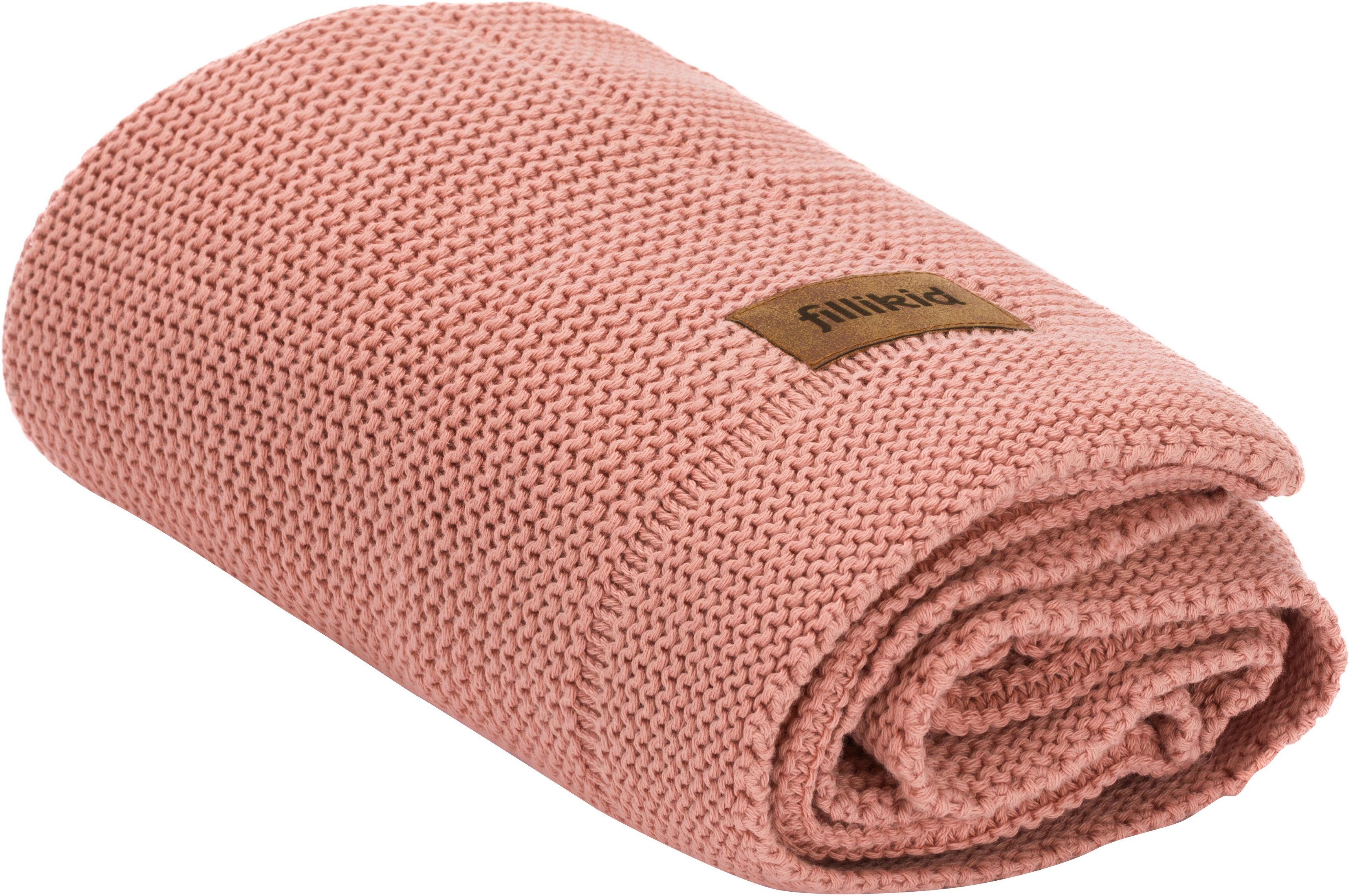 Babydecke Strick 80x100 cm, Fillikid
