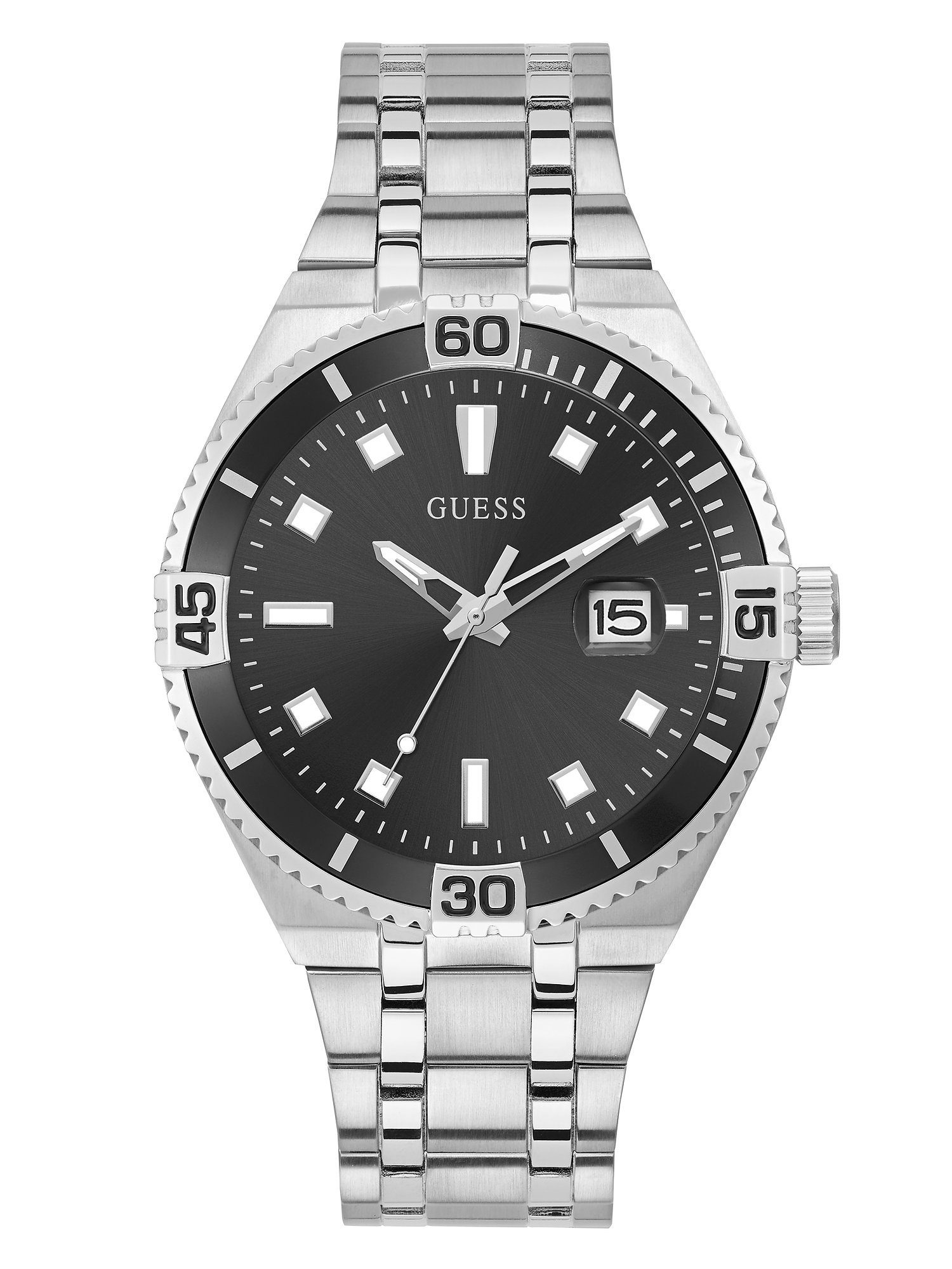 Quarzuhr Guess Herren-Uhren Analog Quarz