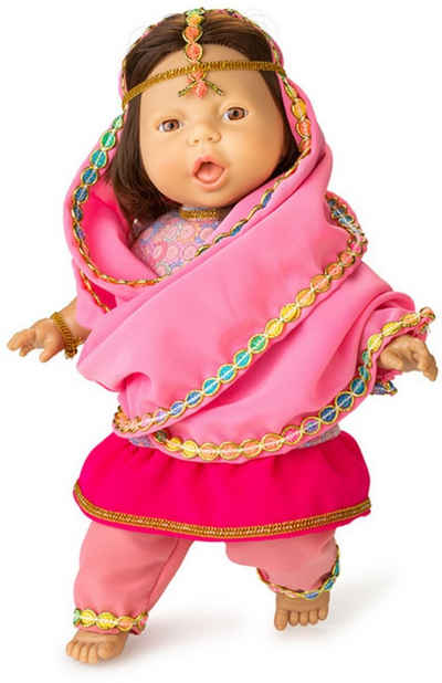 LeNoSa Babypuppe Berjuan • orientalische Weichkörper Puppe 38 cm • Made in Spanien