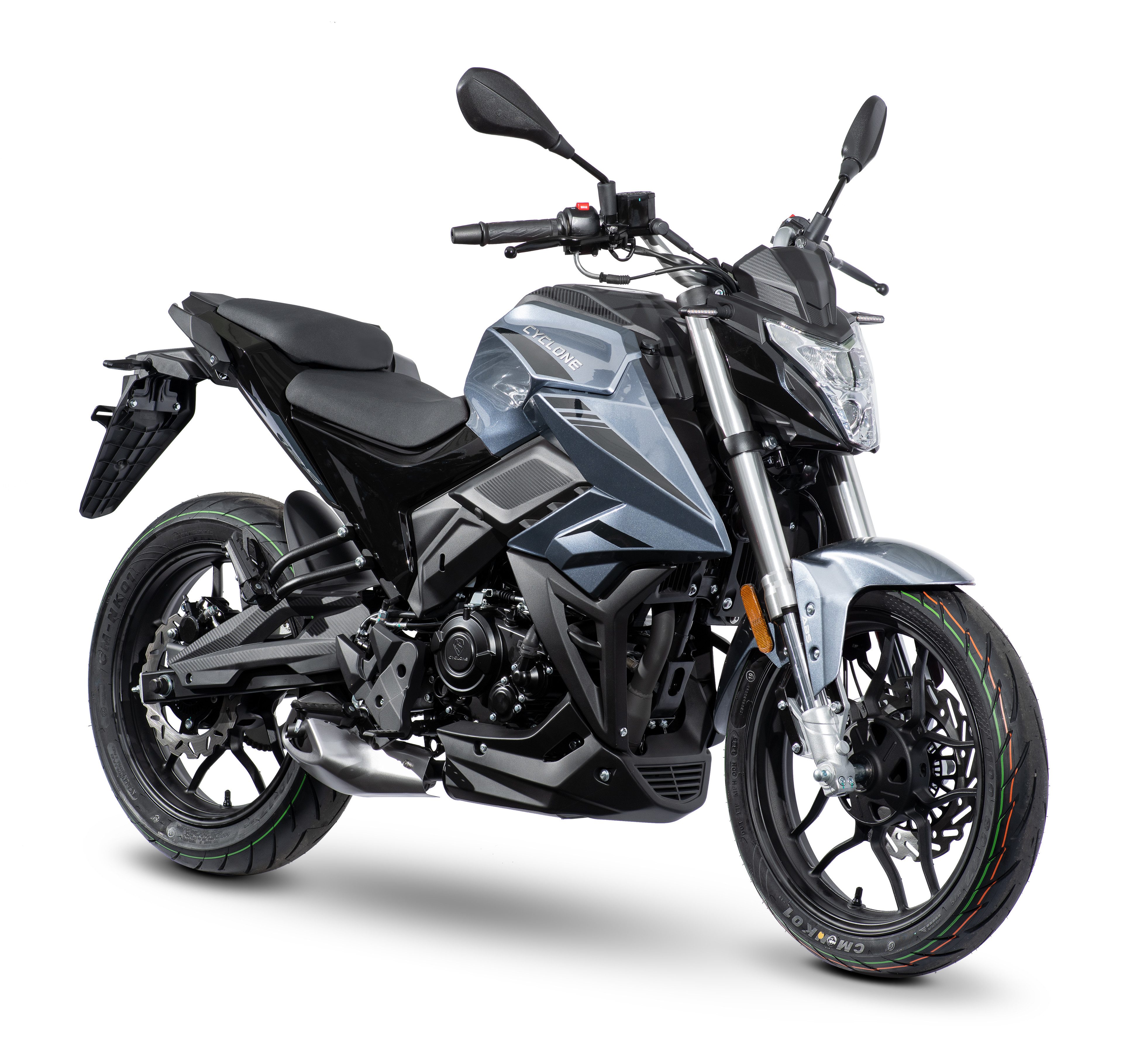 Cyclone Motorrad Batllo5, 125, E5+, Naked, 124 ccm, 95 km/h, Euro 5+, 11 kW, 15 PS, ABS, 125er Naked, digitales Cockpit