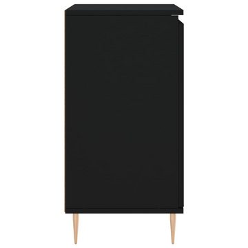 furnicato Sideboard Schwarz 60x35x70 cm Holzwerkstoff