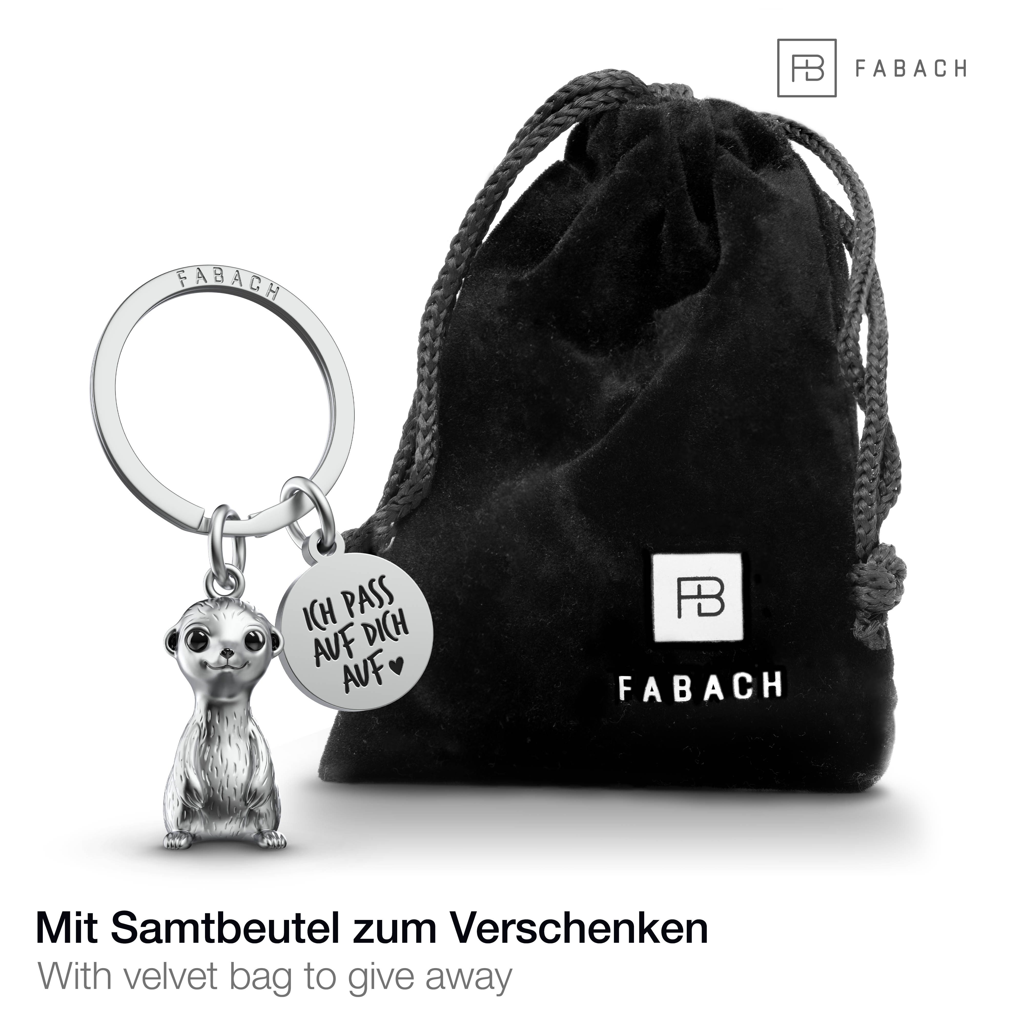 FABACH Schlüsselanhänger Erdmännchen Glücksbringer Meerkat & "Ich pass auf" günstig online kaufen