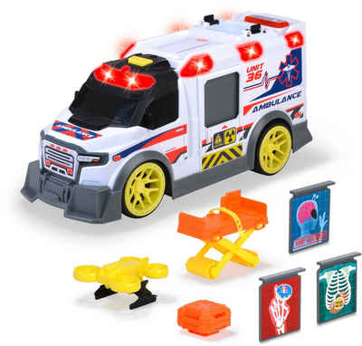 Dickie Toys Spielzeug-Krankenwagen Ambulance, mit Licht & Sound