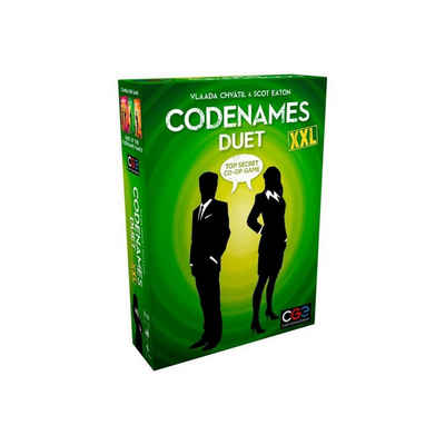 Czech Games Edition Spiel, Familienspiel CZ208 - Codenames Duett XXL, Quizspiel, für 2 und mehr..., Rätselspiel