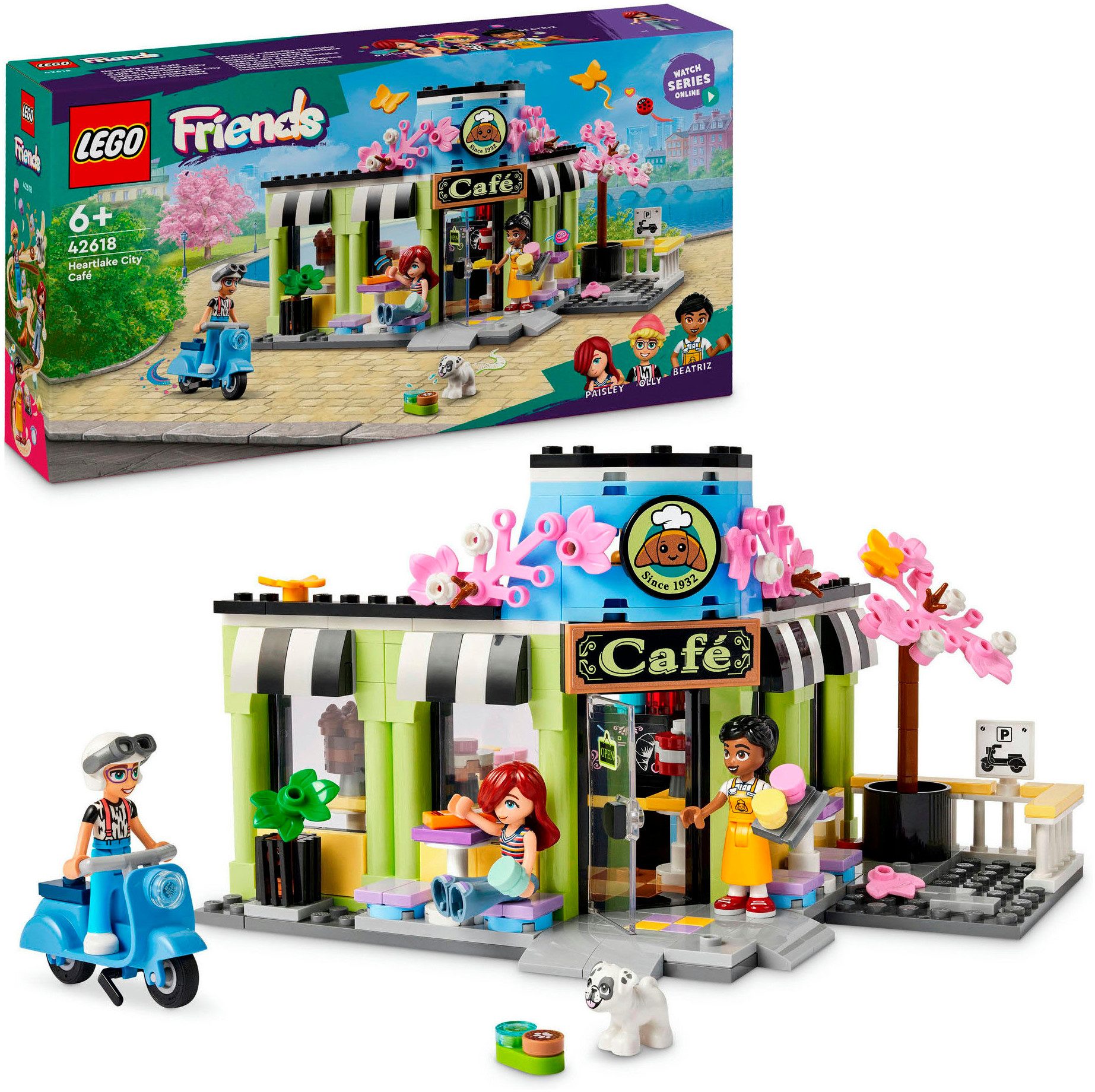 LEGO® Heartlake City Café (42618), LEGO Friends Konstruktionsspielsteine, ( günstig online kaufen
