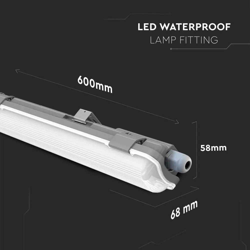 etc-shop Deckenleuchte, Leuchtmittel Leuchten Lager Wannen 4000K LED Industrie Hallen inklusive, Decken 4x Neutralweiß