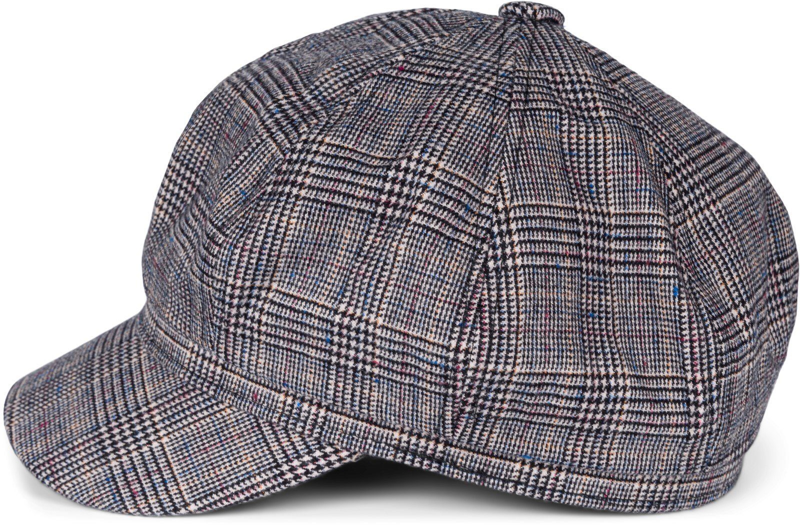 styleBREAKER Ballonmütze Bakerboy Schiebermütze Glencheck Karo (1-St) günstig online kaufen