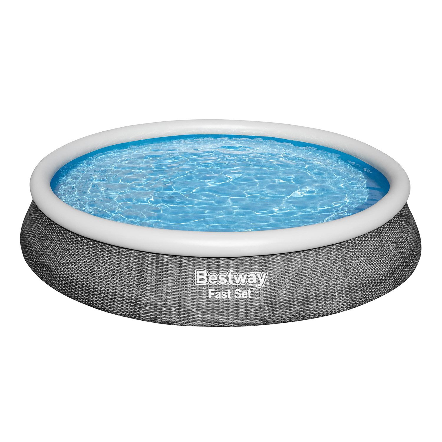 Bestway Quick-Up Pool Fast Set™ (Set, Inkl. Filterpumpe), Ø 396 x 84 cm