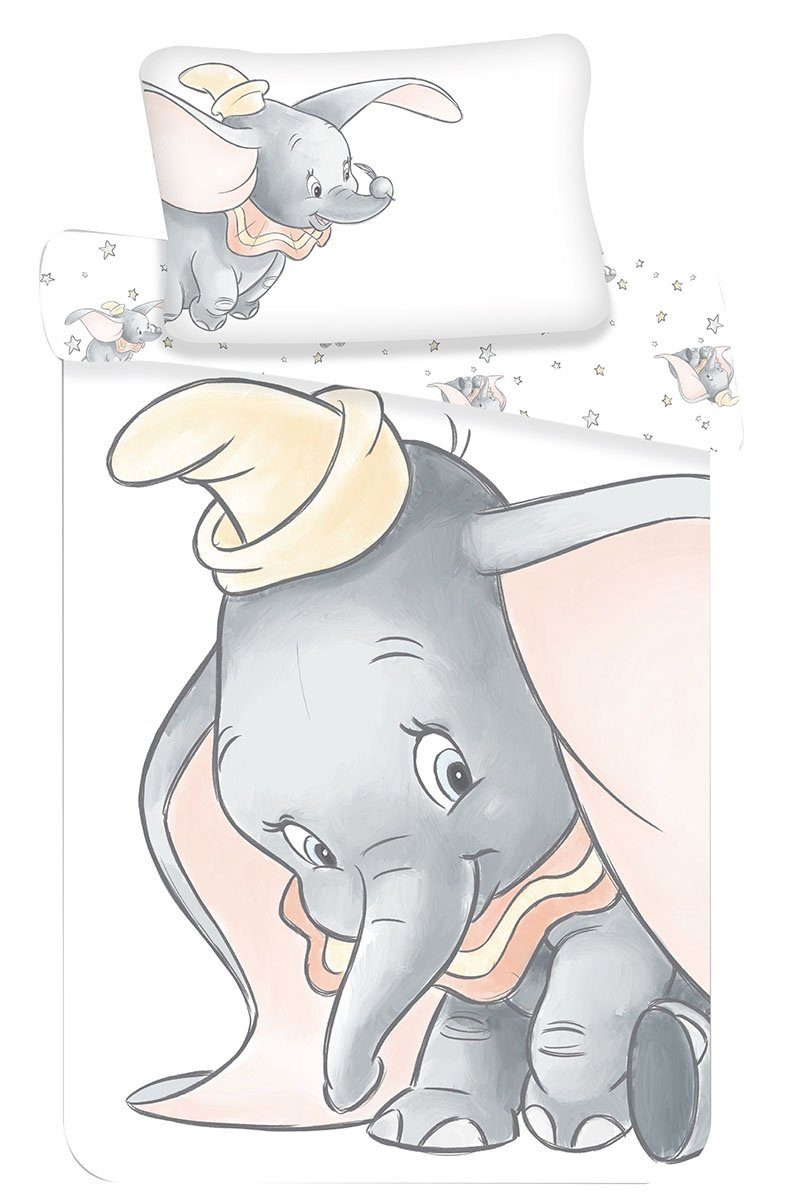 Disney Kinderbettwäsche Disney Dumbo, Renforcé, 2 teilig