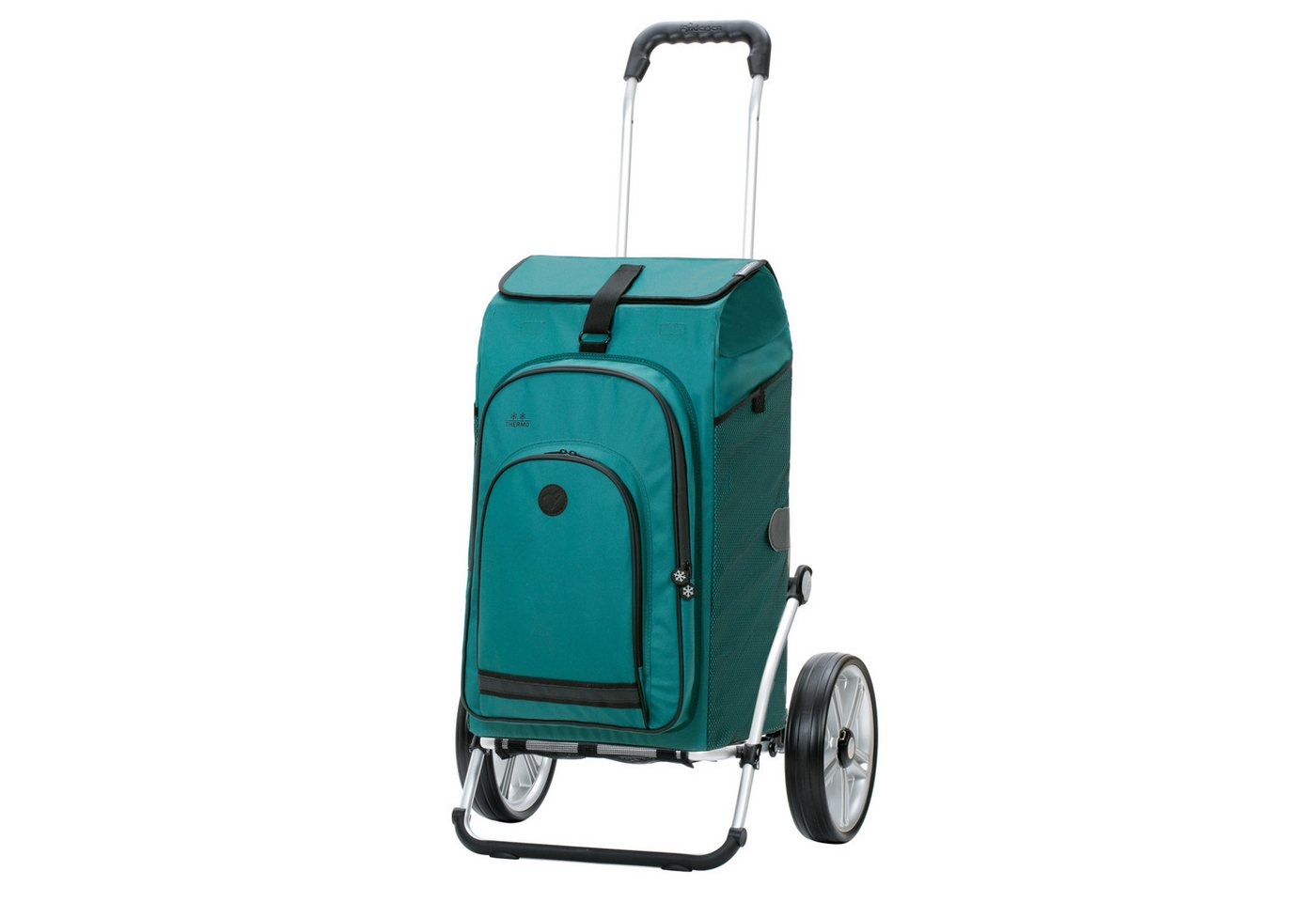 Andersen Einkaufstrolley Royal Shopper Hydro 3.0 petrol, Thermofach 8 Liter, klappbar, belastbar bis 50kg, wasserabweisend