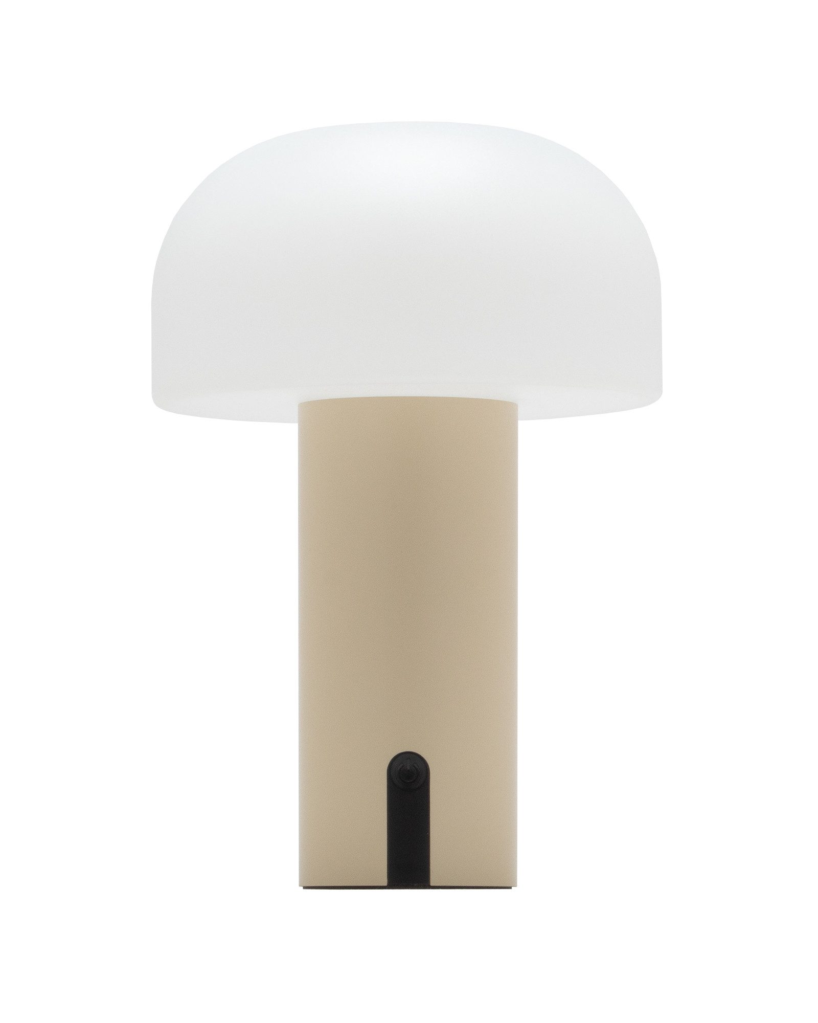 LUUK Studio LED Tischleuchte, LED fest integriert, warmweiß (2700 Kelvin), wiederaufladbarer Akku, für drinnen & draußen, modernes Design