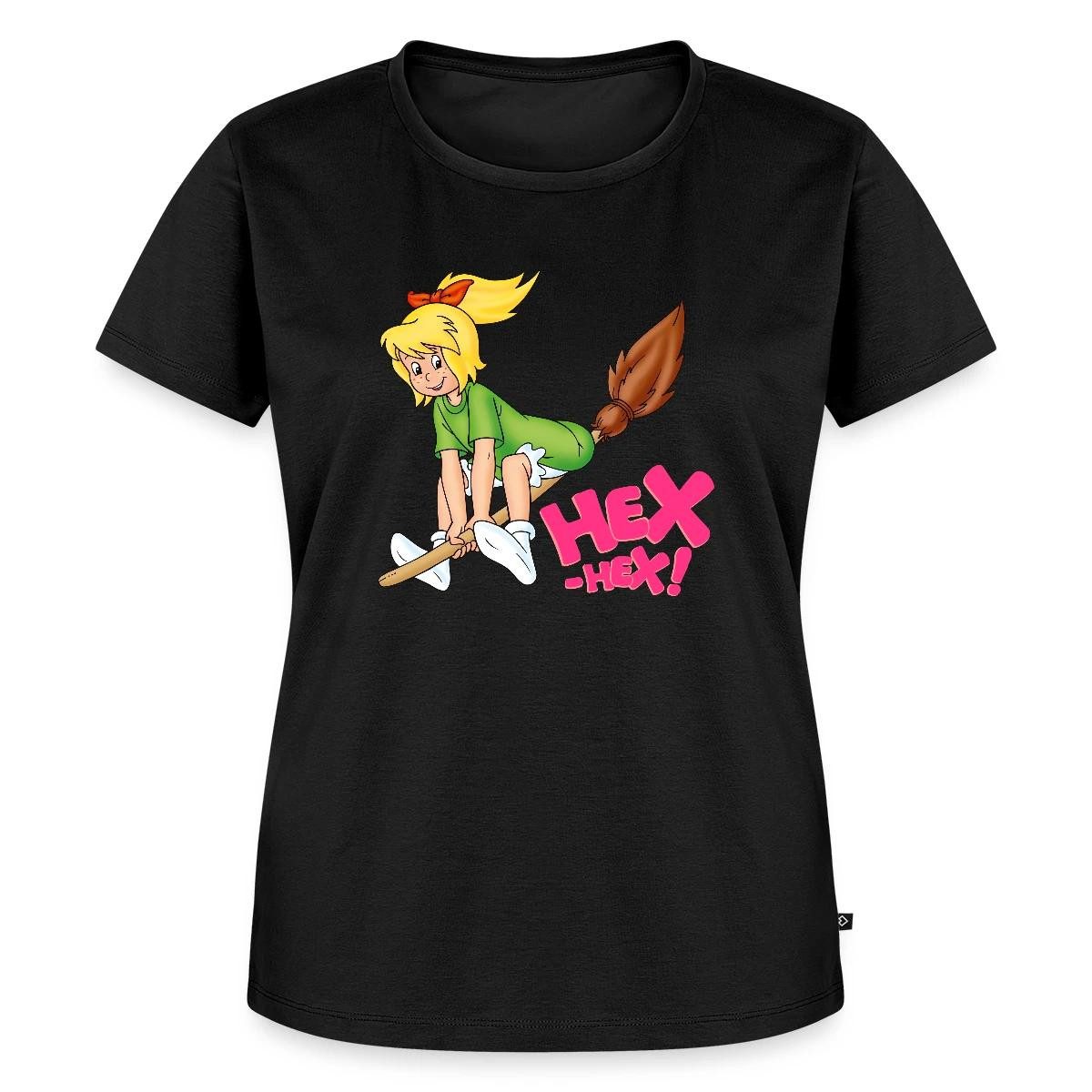 Spreadshirt T-Shirt Bibi Blocksberg Fliegt Davon Frauen Premium T-Shirt (1-tlg)