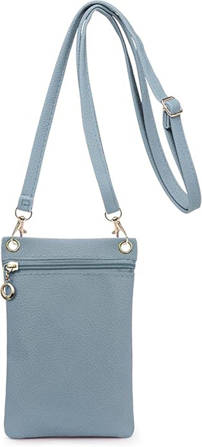 Umhängetasche Damen Litschi Muster Handytasche