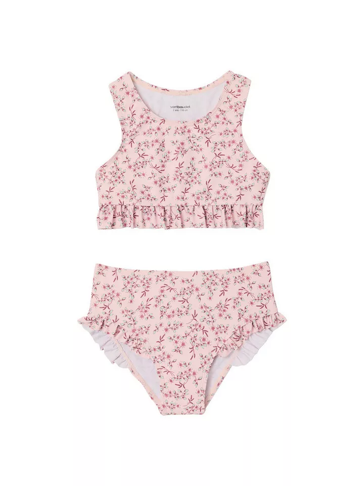 vertbaudet Badeanzug Tankini mit Rüschen Mädchen