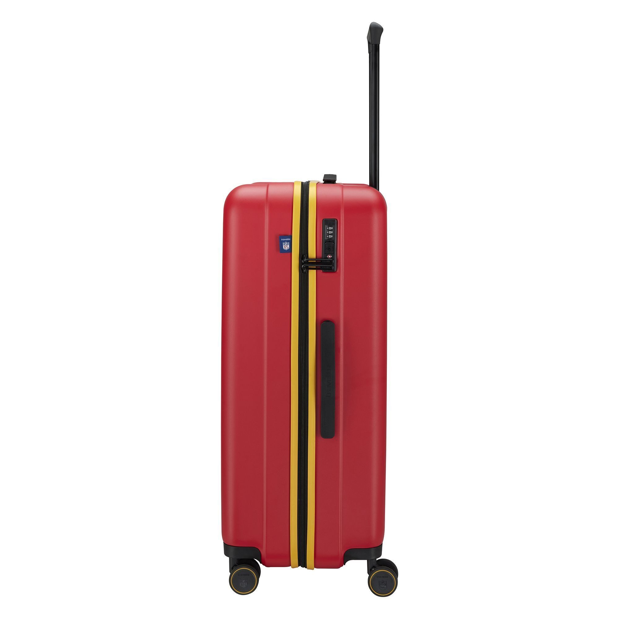 travelite Hartschalen-Trolley travelite x NFL, 4 Rollen, ABS