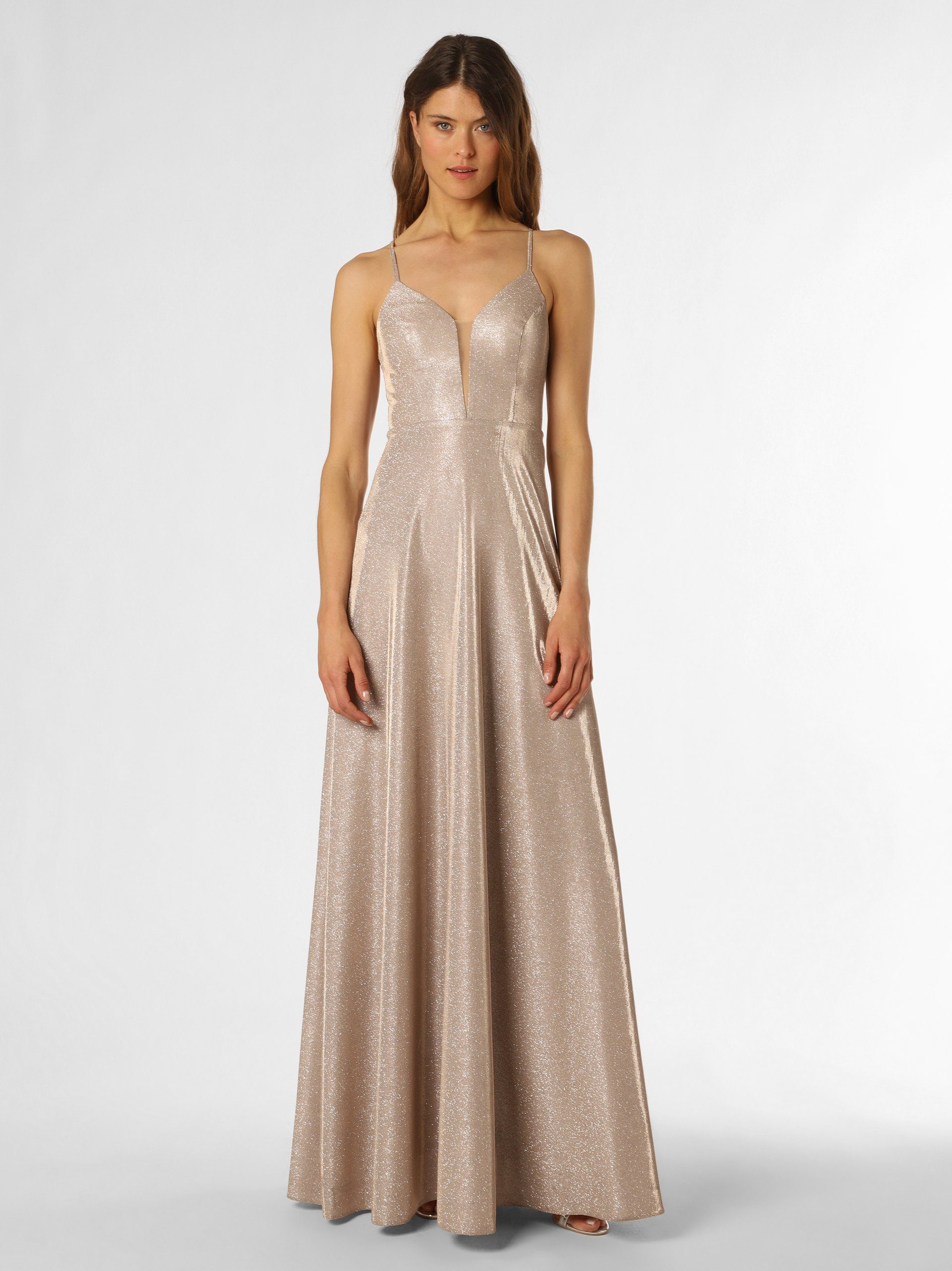 Marie Lund Abendkleid beige