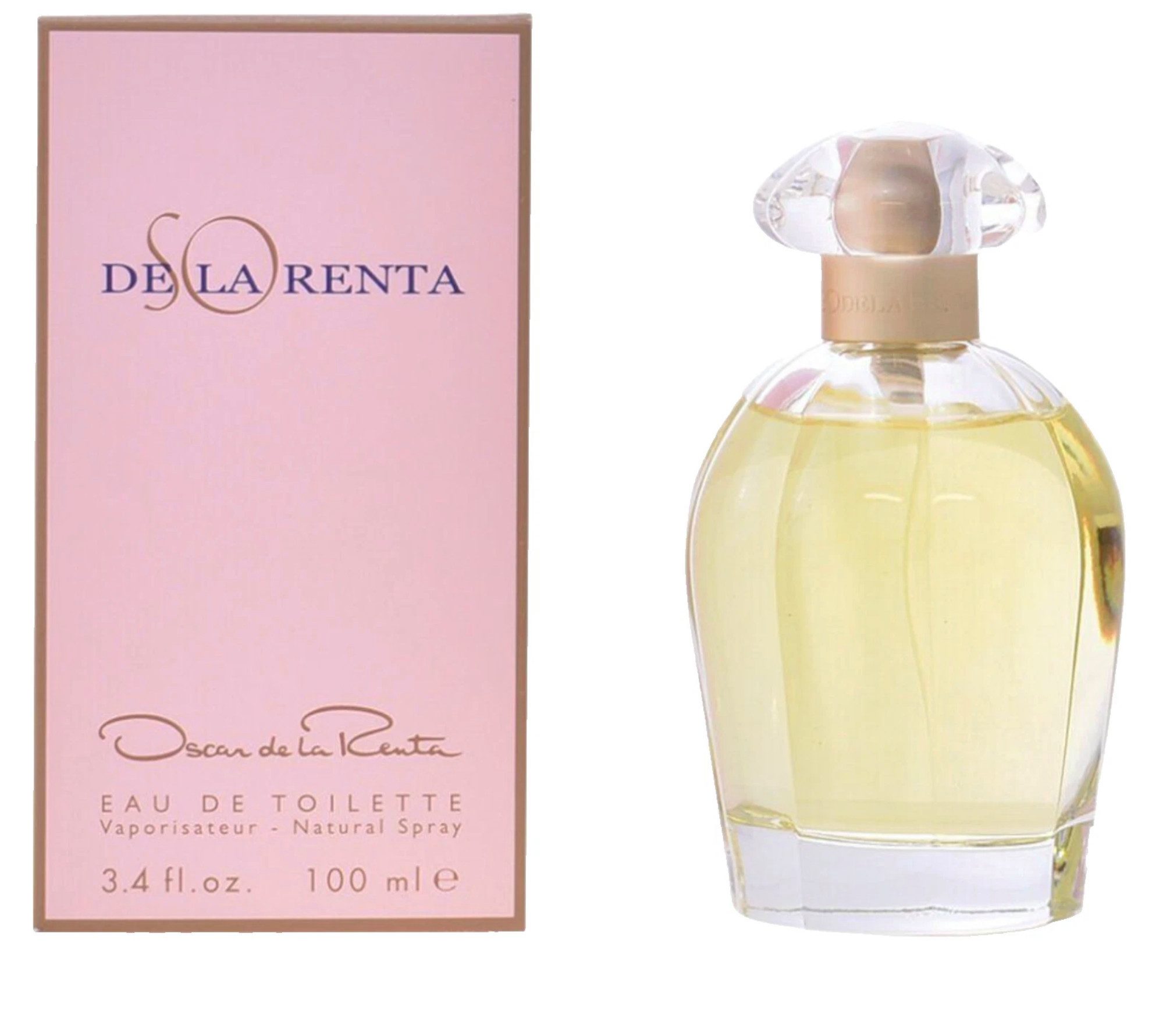 Oscar de la Renta Eau de Parfum So Eau de Toilette Spray Duft Edt Versiegelt 100ML, Florales Herz mit eleganter,weicher Blütenstruktur