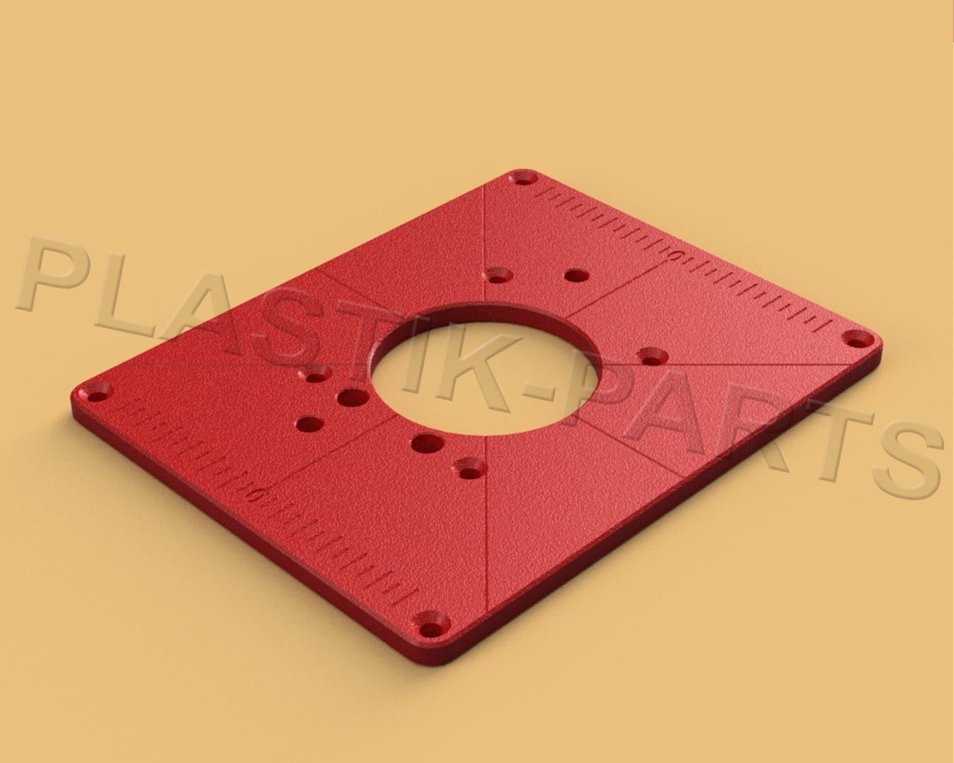Plastik Parts Fräser-Set ABS Befestigungsplatte Einlegeplatte DeWalt D26203 D26204K DCW604