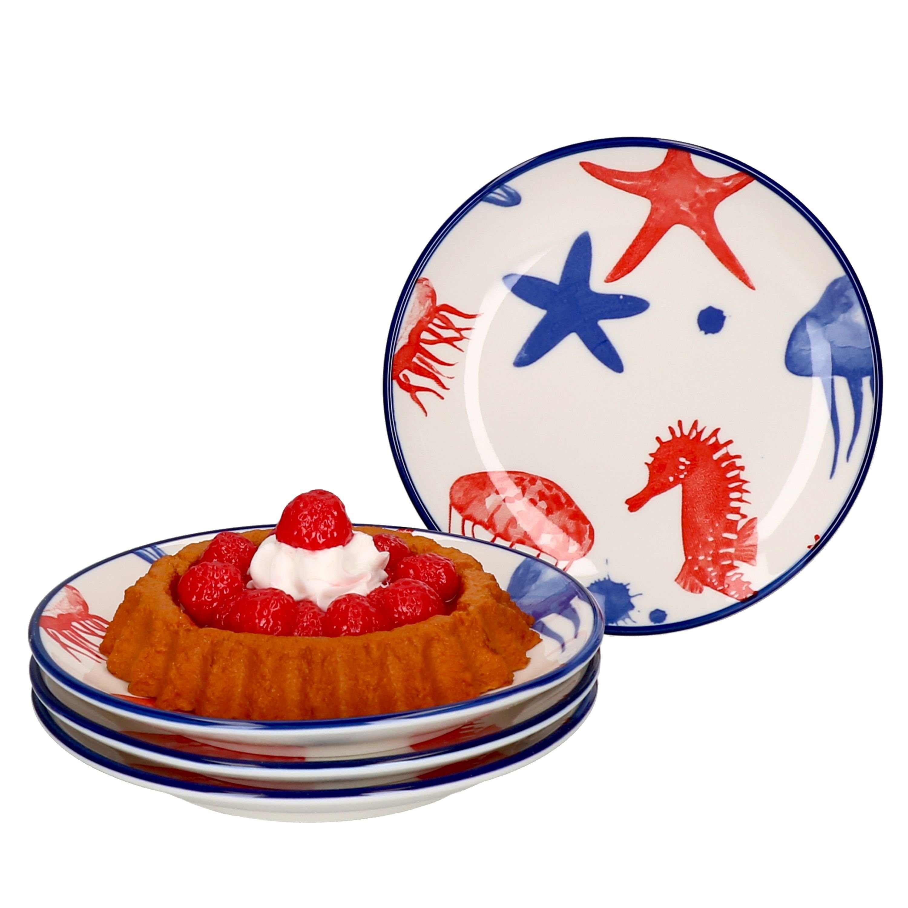 Ritzenhoff & Breker Frühstücksteller 4er Set Teller 14,5cm Seestern Seaside - Ritzenhoff 270150