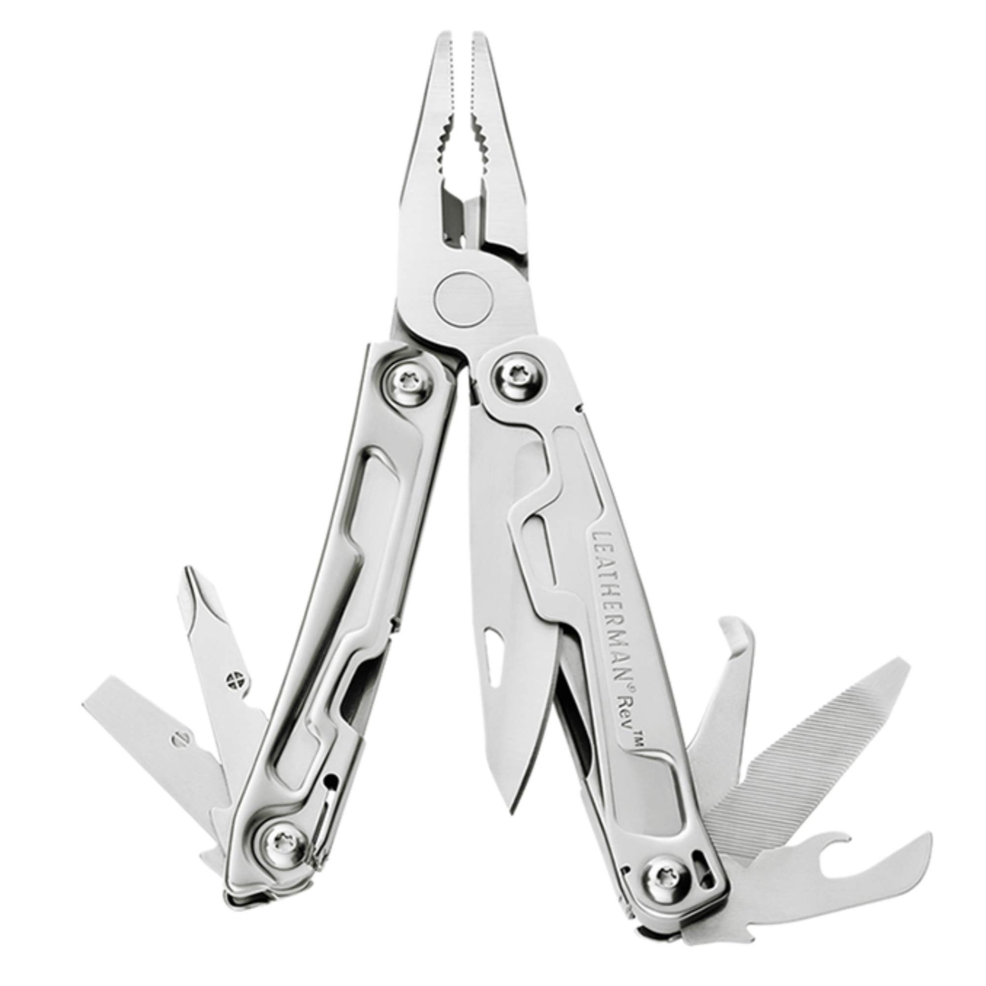 Multitool Leatherman Rev Multi-Tool - 14 Werkzeuge - Edelstahl Mit Nylonholster