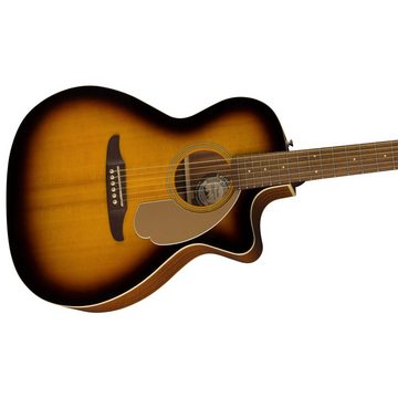 Fender Westerngitarre, Newporter Player WN Sunburst - Westerngitarre