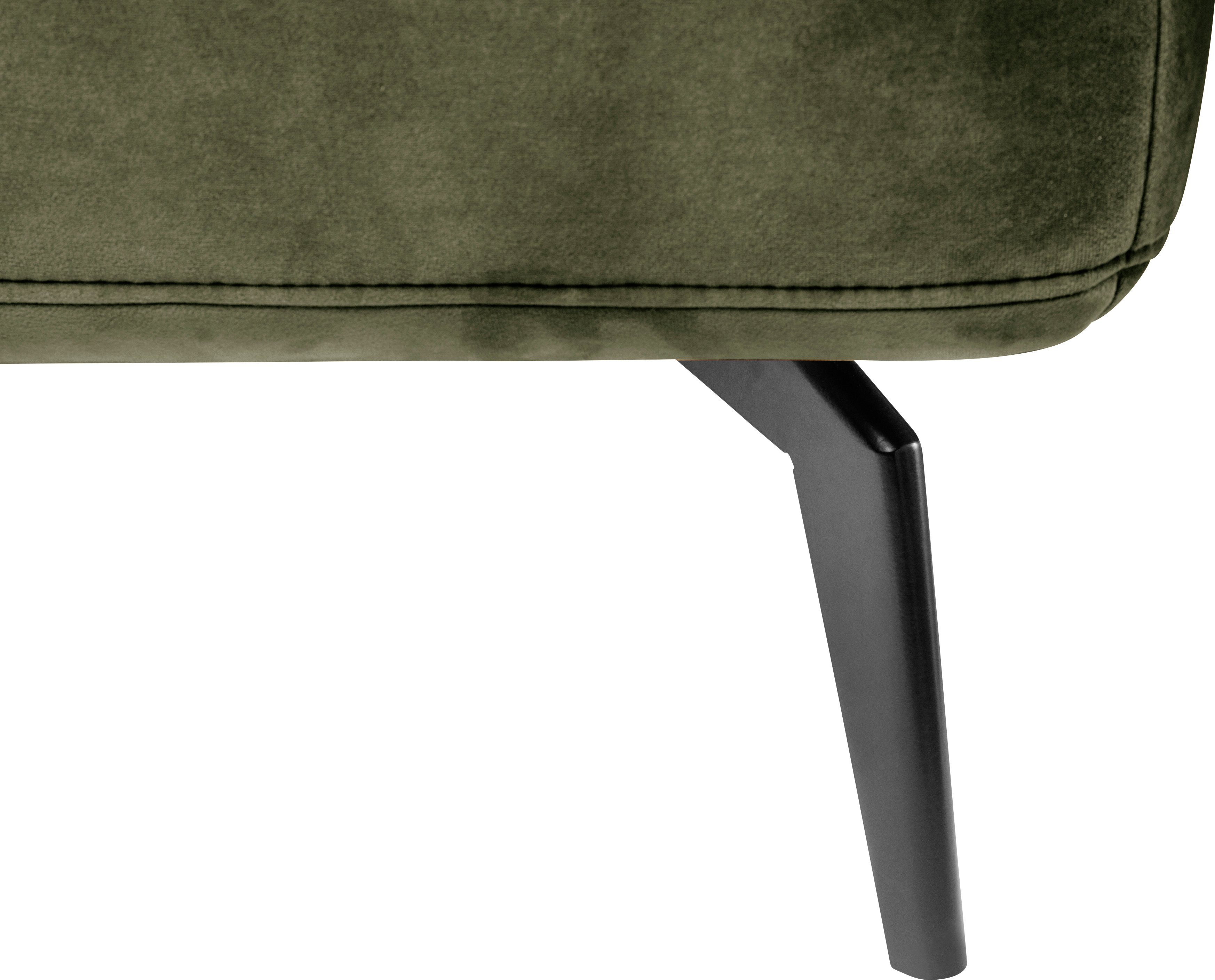 und set SO Musterring by 4300, inklusive Sitztiefenverstellung Ecksofa one Nierenkissen olive206/olive77