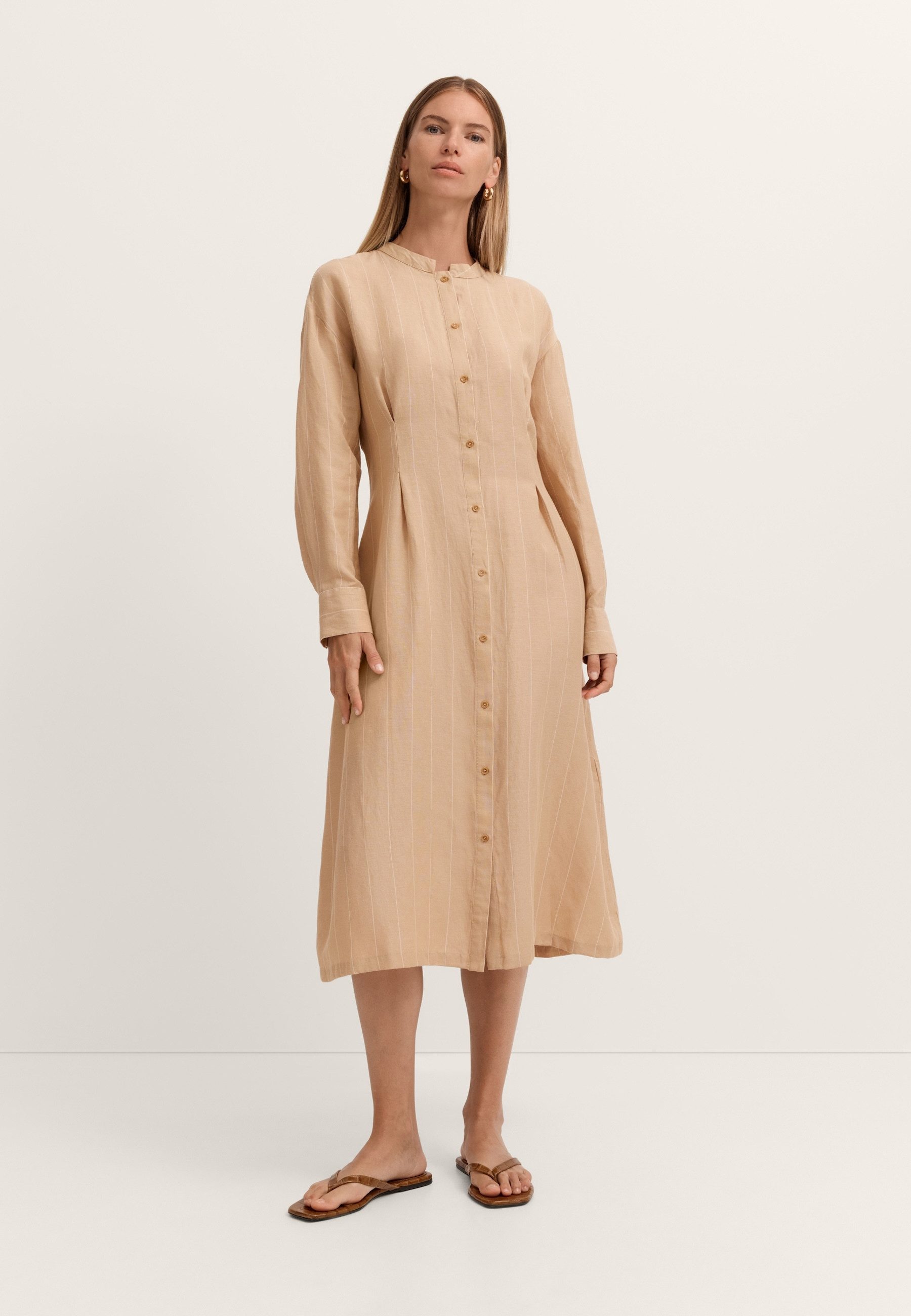 bugatti Blusenkleid Modern Fit mit Streifen