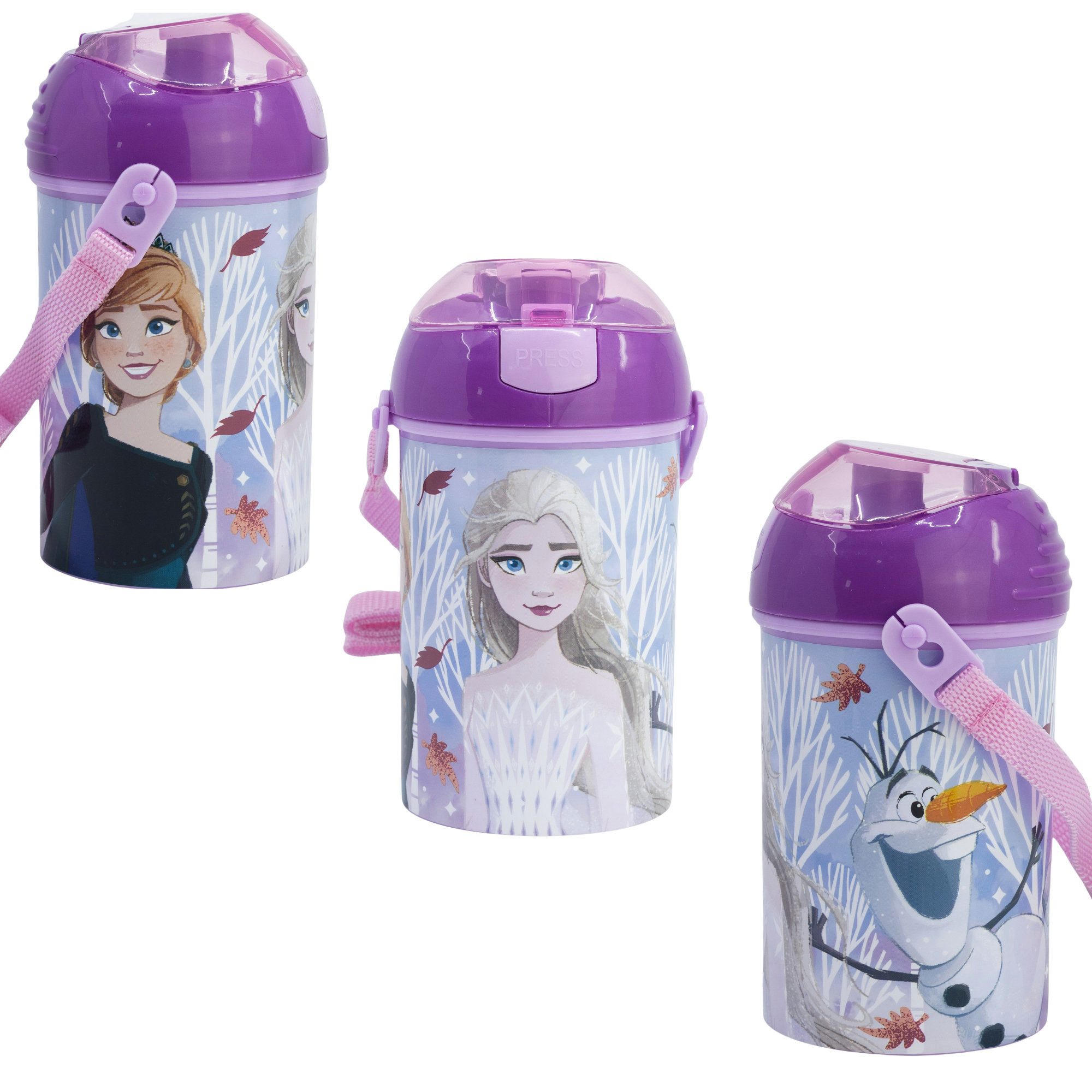 Disney Trinkflasche Disney Die Eiskönigin Elsa Anna Olaf Kinder Flasche 450 ml