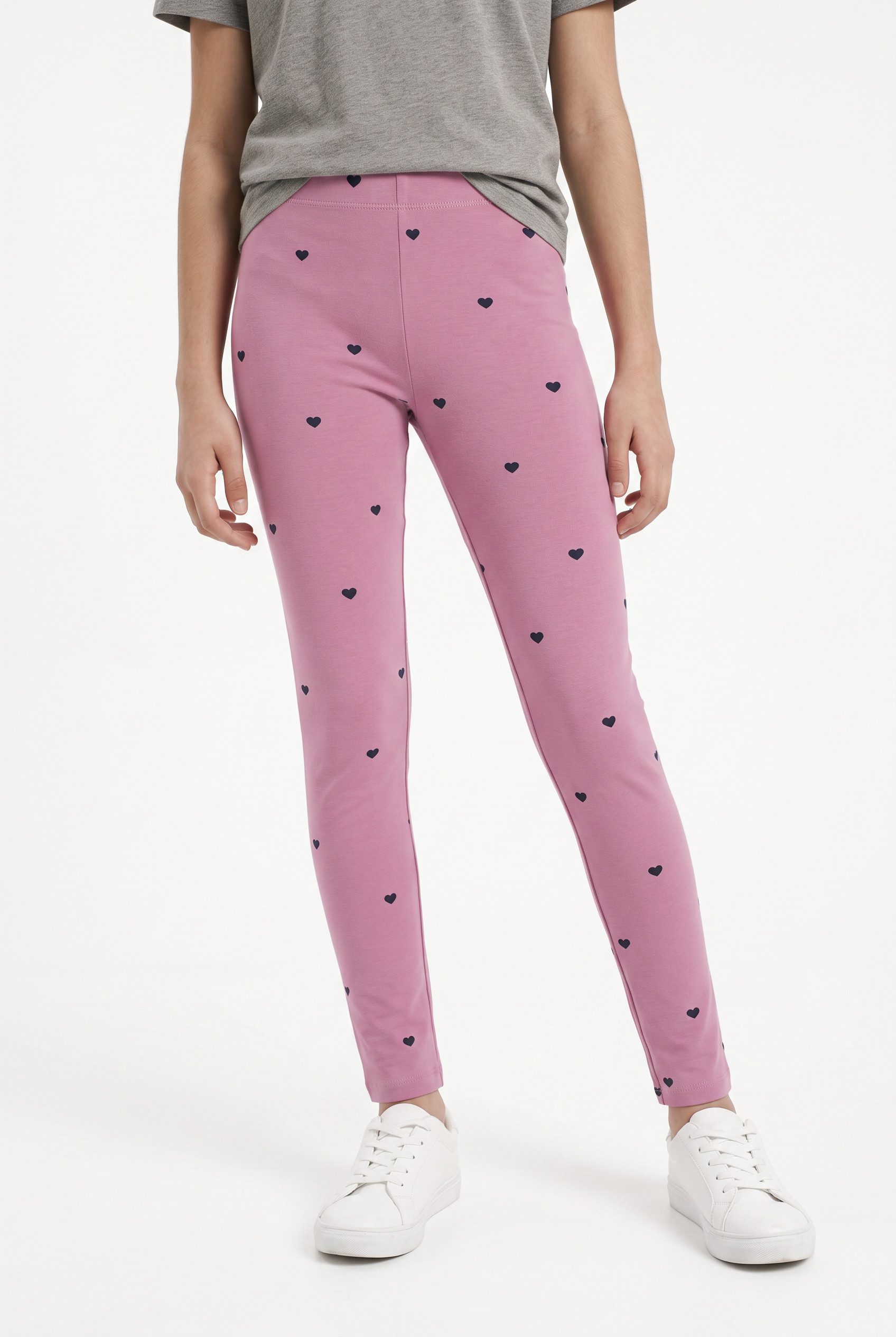 Name It Leggings NKFDAVINA AOP SWE LEGGING BRU NOOS mit Stretch, regular fit, angeraute Innenseite