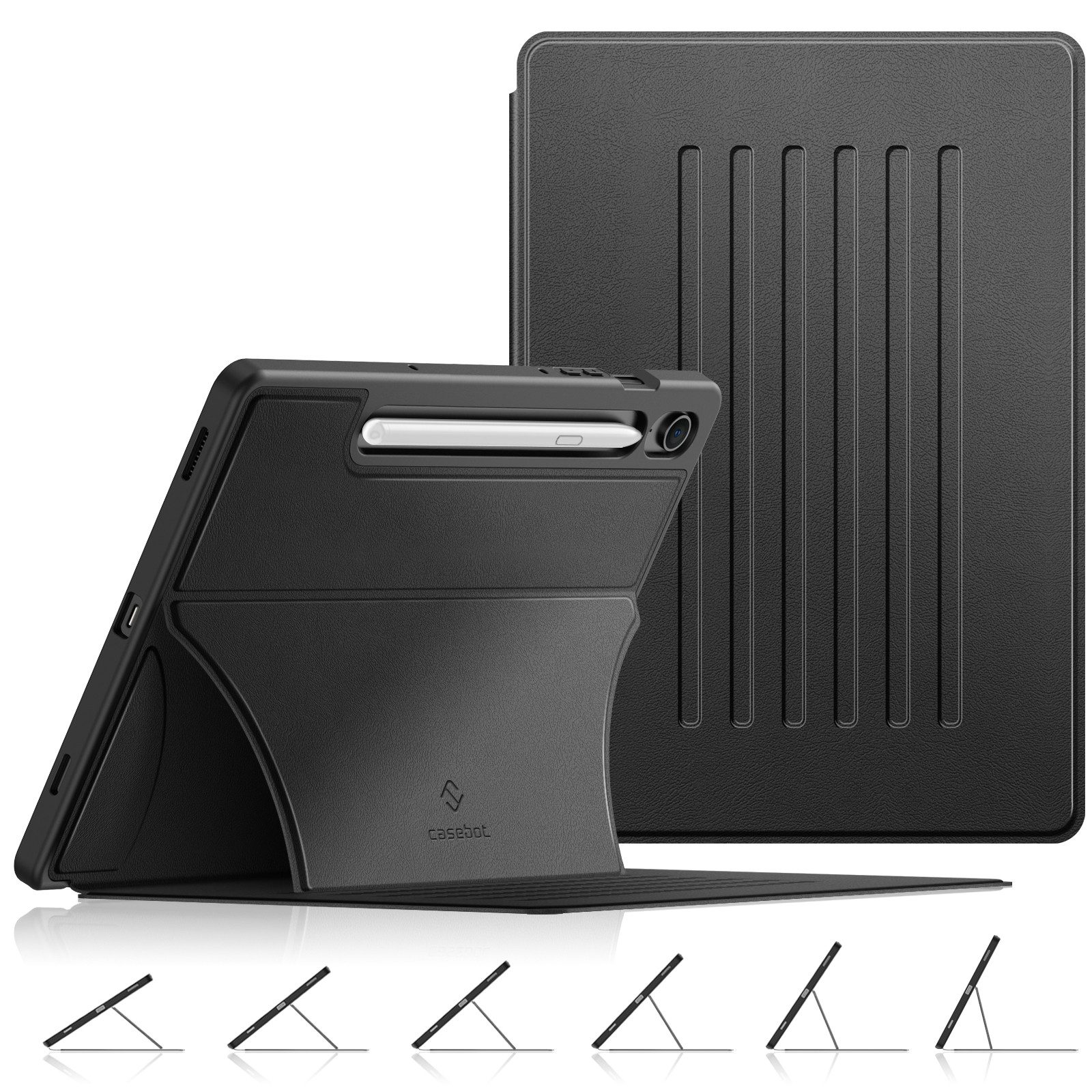 Fintie Tablet-Hülle für Samsung Galaxy Tab S10 Lite/S10 FE/S9 FE 10.9" & S9 11" Tablet, Mehrere Betrachtungswinkel TPU Hülle mit …