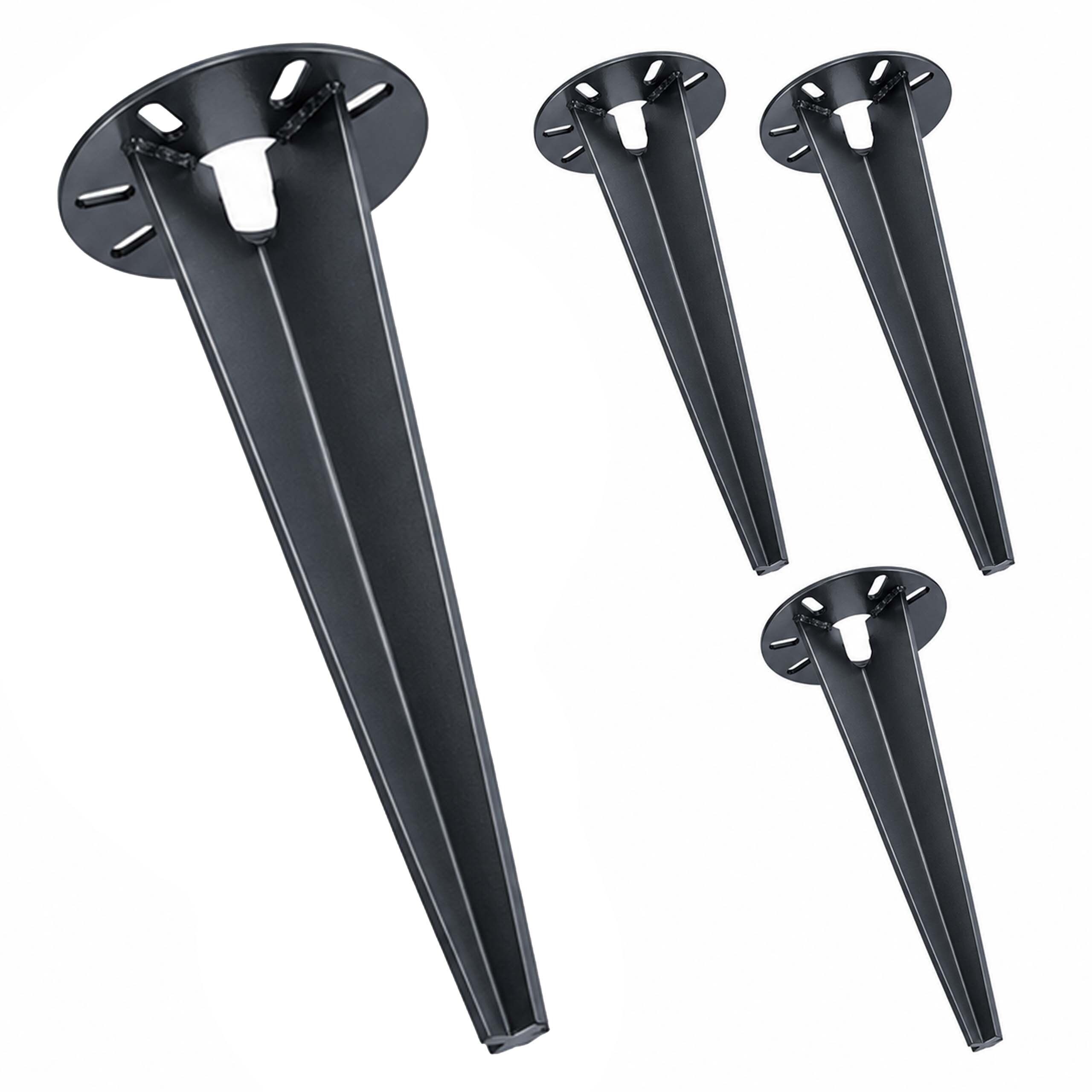 Bodenanker Erdspieß für Gartenleuchte 4er Set