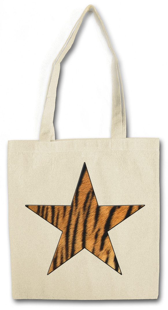 Beuteltasche Rockabella Star IV Stofftasche Tattoo Nautical Rockabilly Tiger