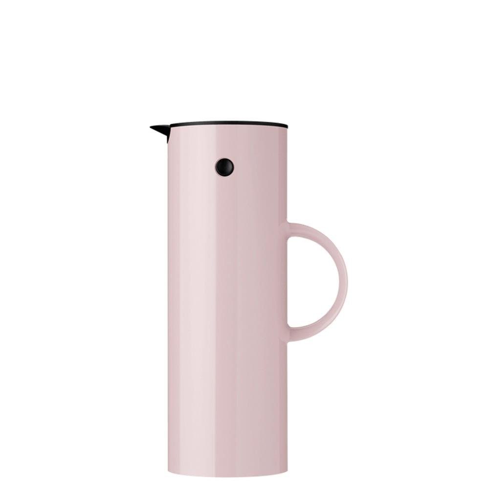 Stelton Isolierkanne EM77, 1 l, mit Glaseinsatz, Kippverschluss und Schraubdeckel