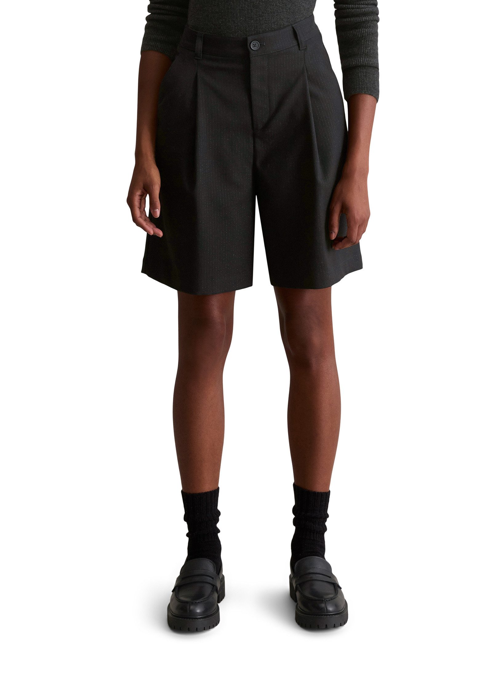 Marc O'Polo DENIM Shorts mit Glitzergarn günstig online kaufen