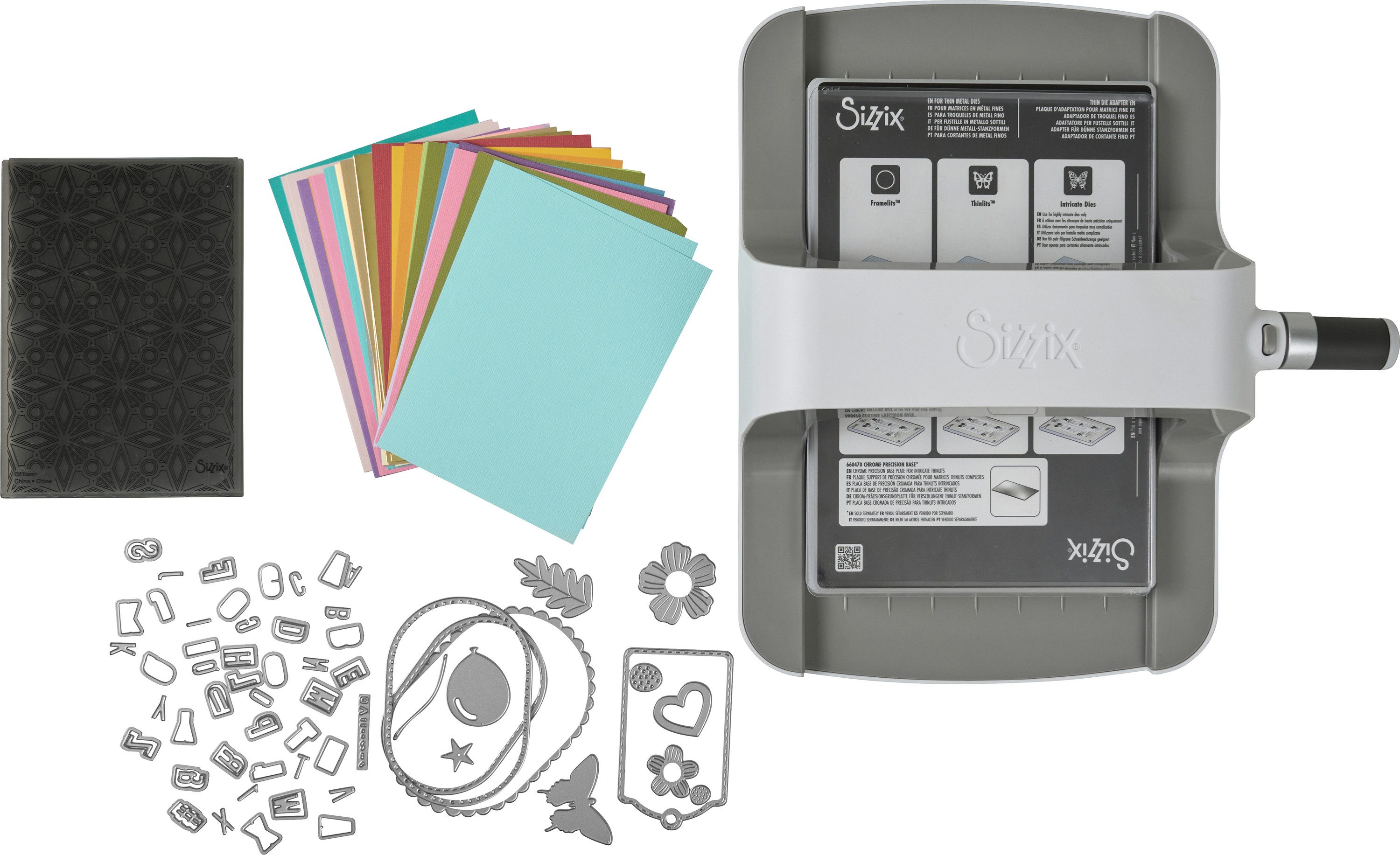 Sizzix Papierschneidegerät Sizzix New Big Shot Machine Starter Kit, 21.5 x 26.1 x 37.3 cm
