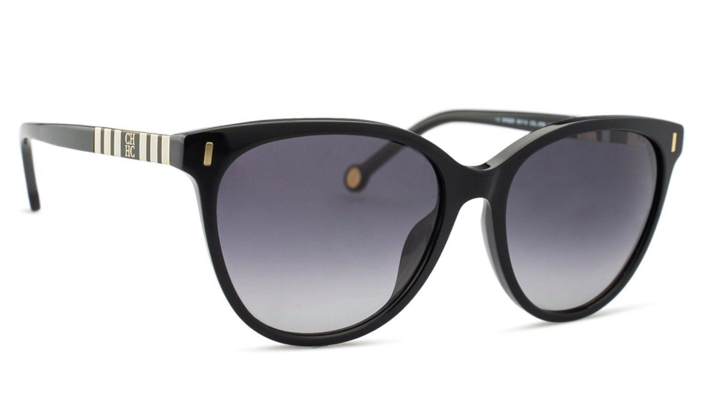 Carolina Herrera Sonnenbrille Damen Brille Retro Iconic SHE828 0700 UV-Schutz: 100% UVA & UVB (UV400), hoher Blendschutz