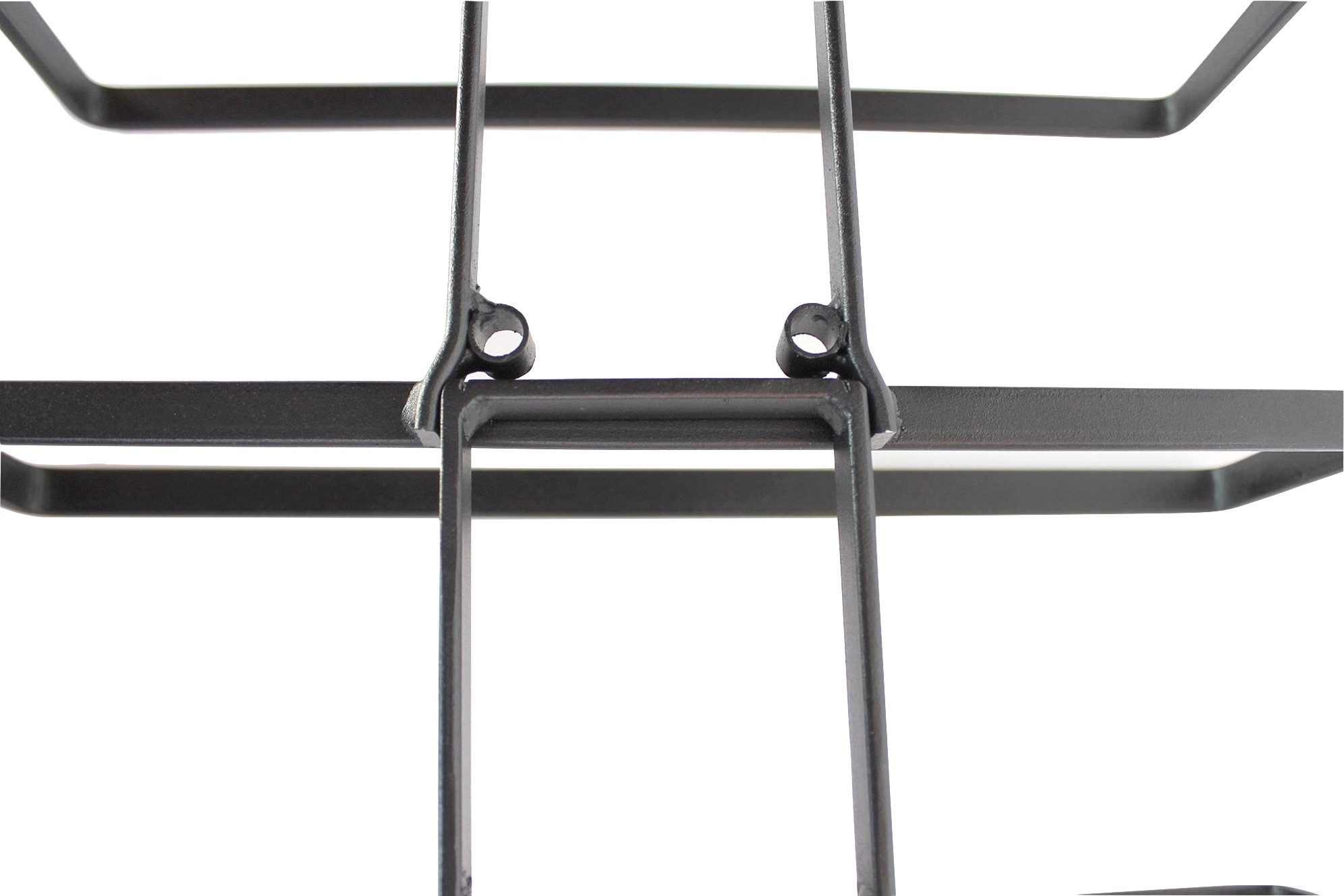 DanDiBo Blumenhocker 1x Metall Schwarz Wand 4-Wine erweiterbar Flaschenregal – Bild 3 von 5