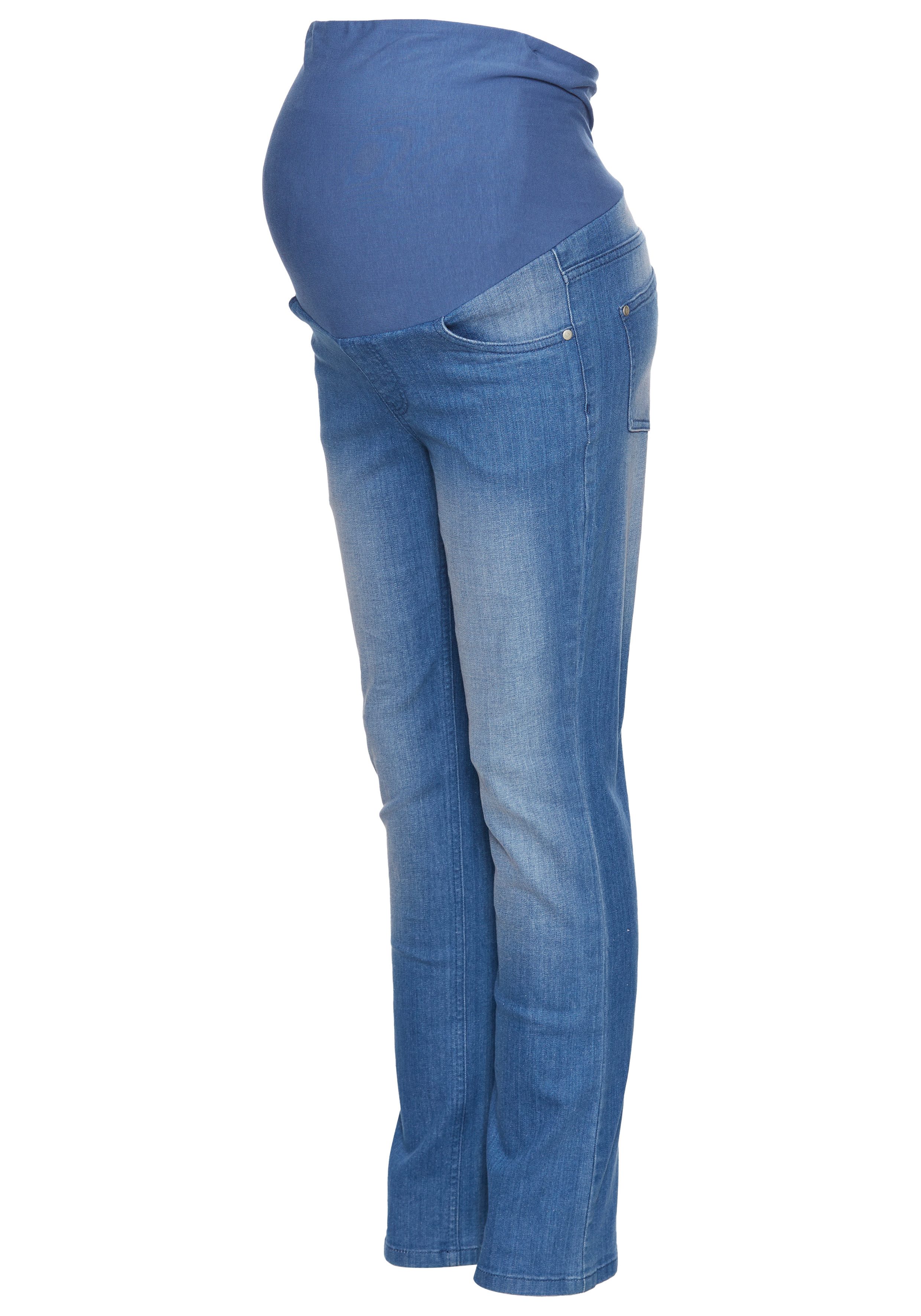 Neun Monate Umstandsjeans Schwangerschaft-Jeans, straight-fit Umstandsjeans in gerader Form – Bild 5 von 5