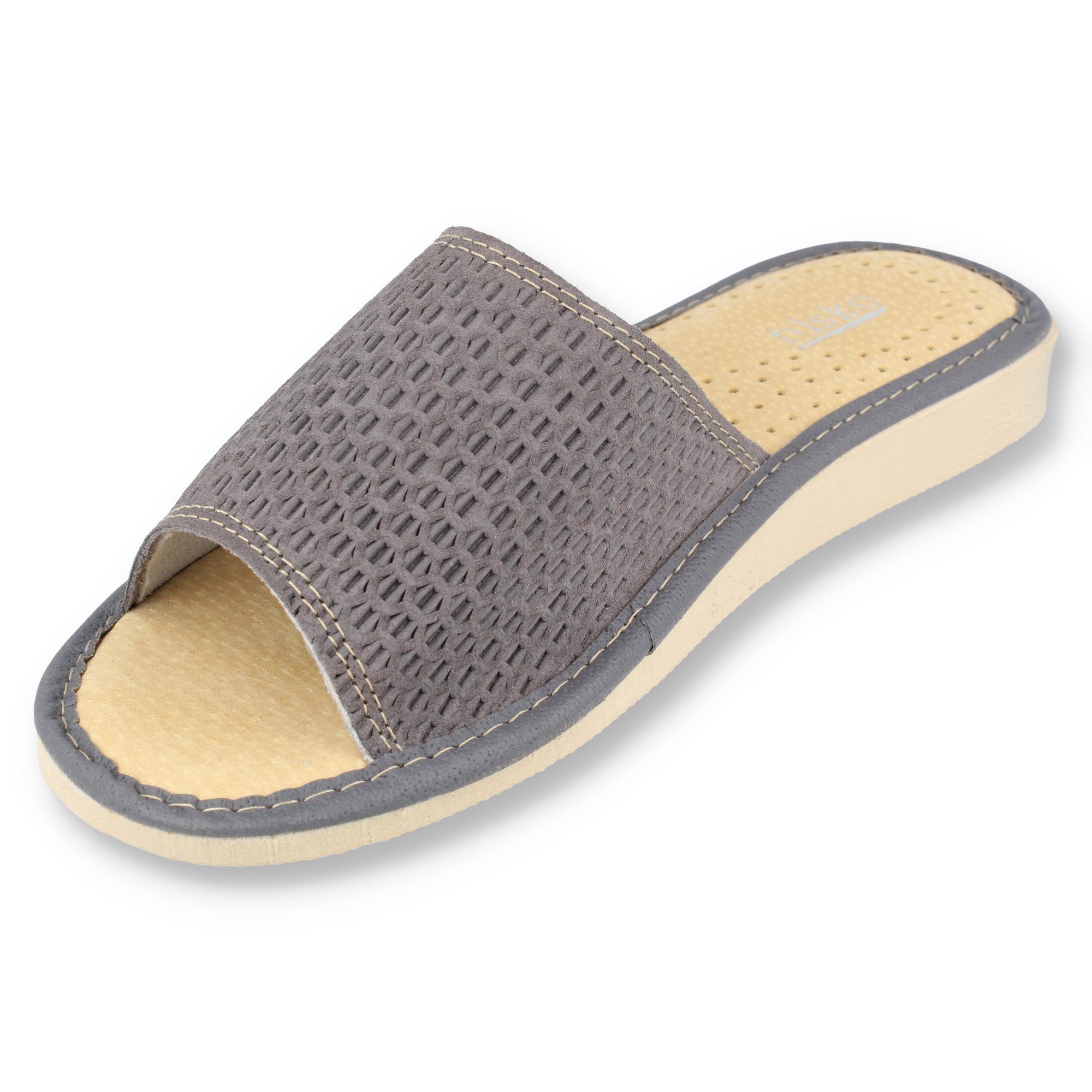 filsko Almada aus Veloursleder offene Damen Hausschuh