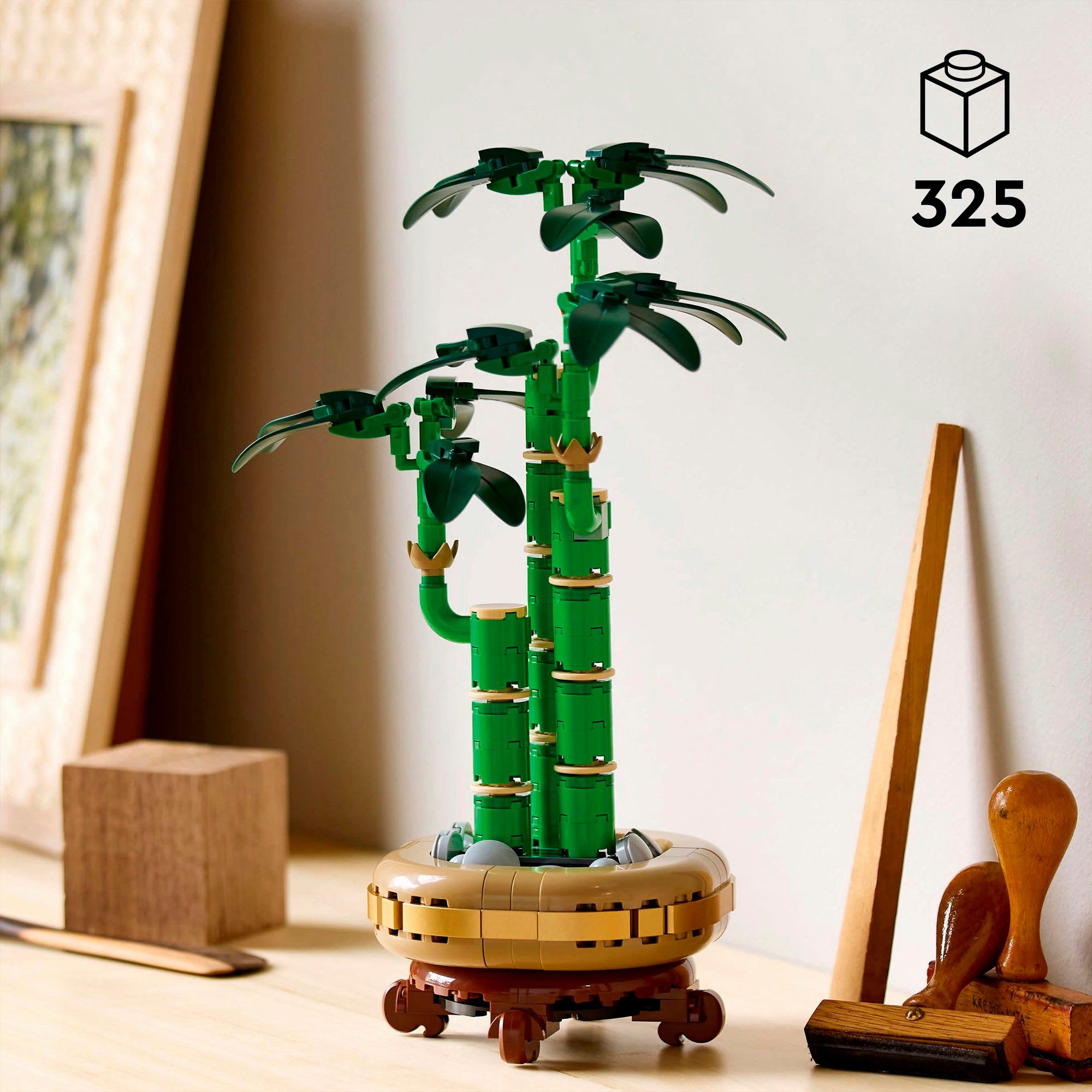 LEGO® Glücks-Bambus (10344), LEGO Botanicals Konstruktionsspielsteine, (325 St), Made in Europe
