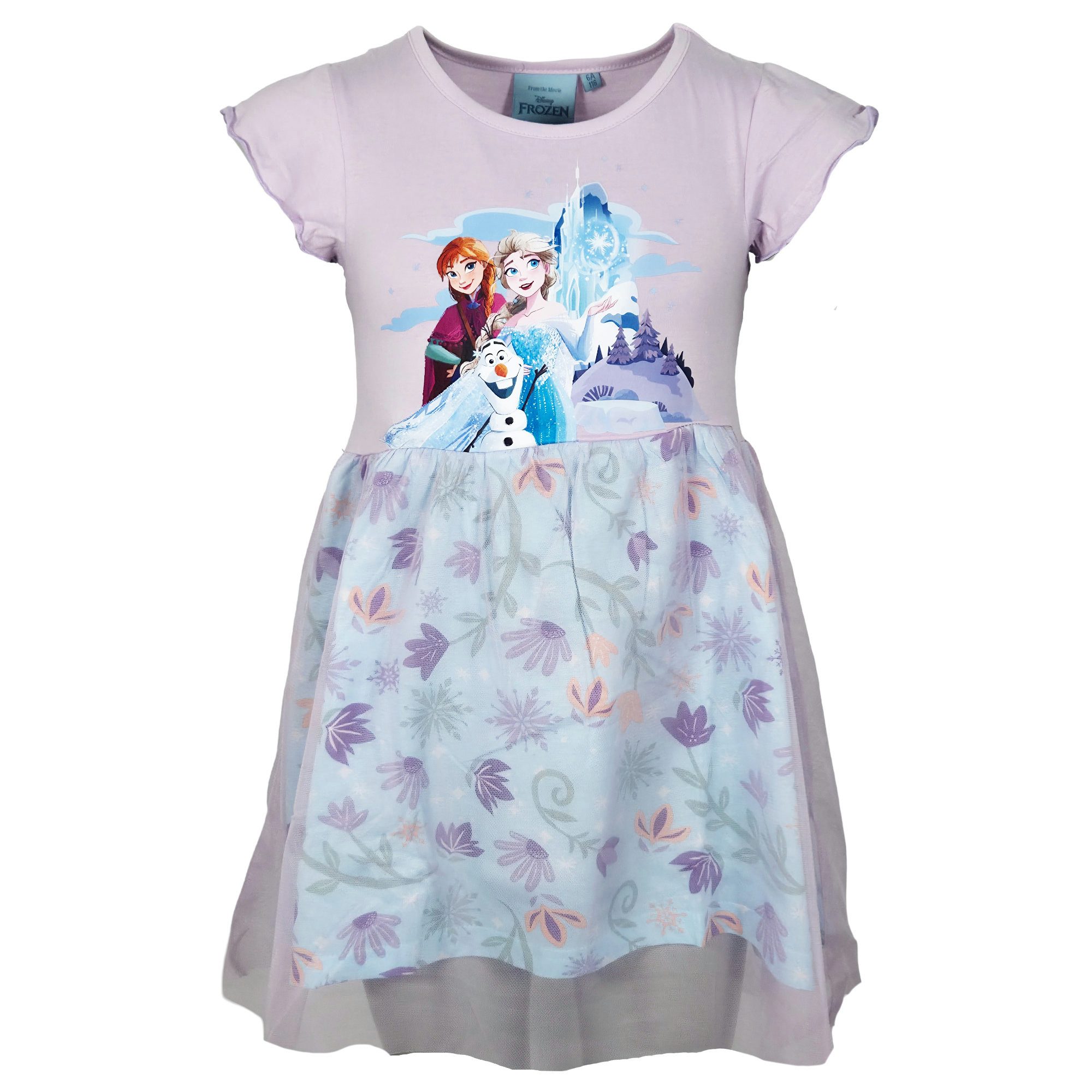 Disney Sommerkleid Disney Die EIskönigin Anna Kinder Mädchen Sommerkleid Kleid