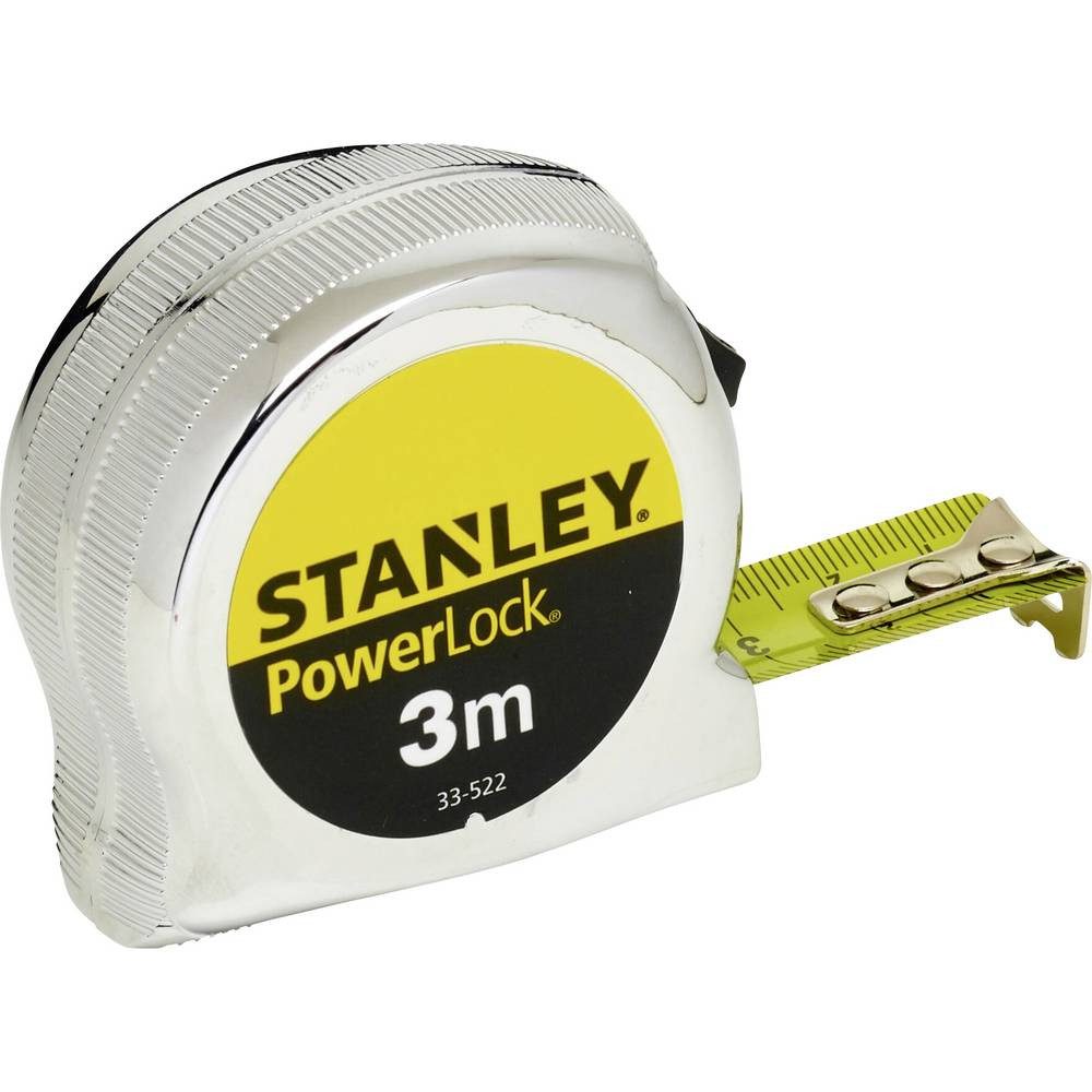 STANLEY Maßband Bandmaß Micro Powerlock 3m/19mm 0-33-522