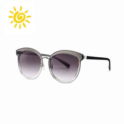 Elegear Sonnenbrille Damen Sunglasses Grau 100% UV 400-Schutz