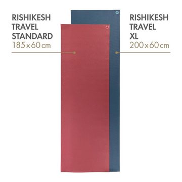 bodhi Yogamatte Reise-Yogamatte RISHIKESH TRAVEL 60 XL blau