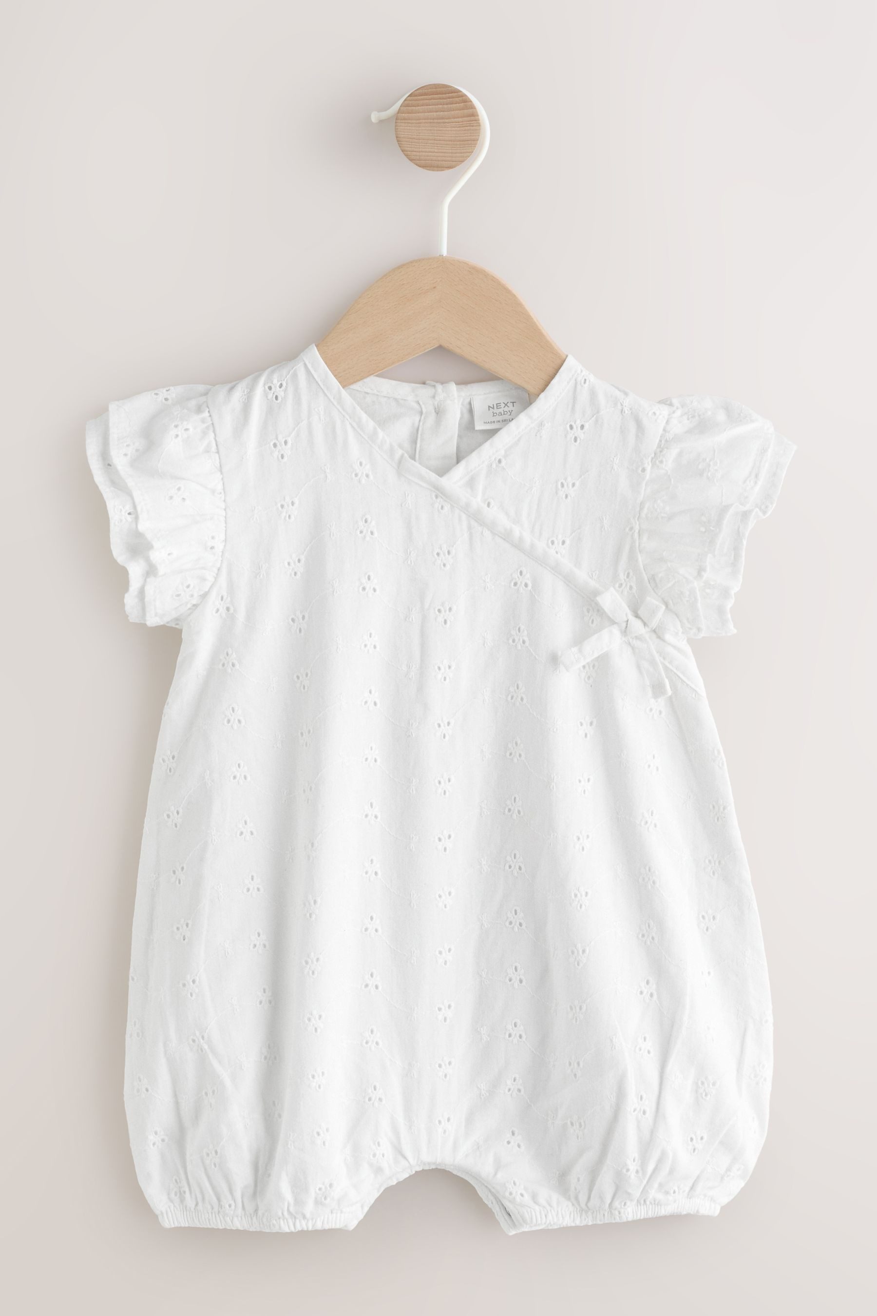 Next Strampler Baby-Strampler mit Lochstickerei (1-tlg)