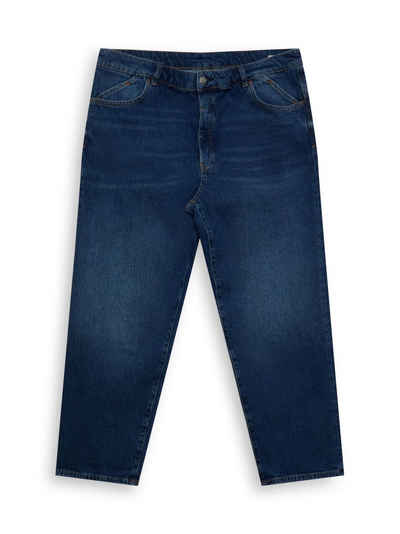 Esprit Straight-Jeans CURVY Dad-Jeans mit hohem Bund