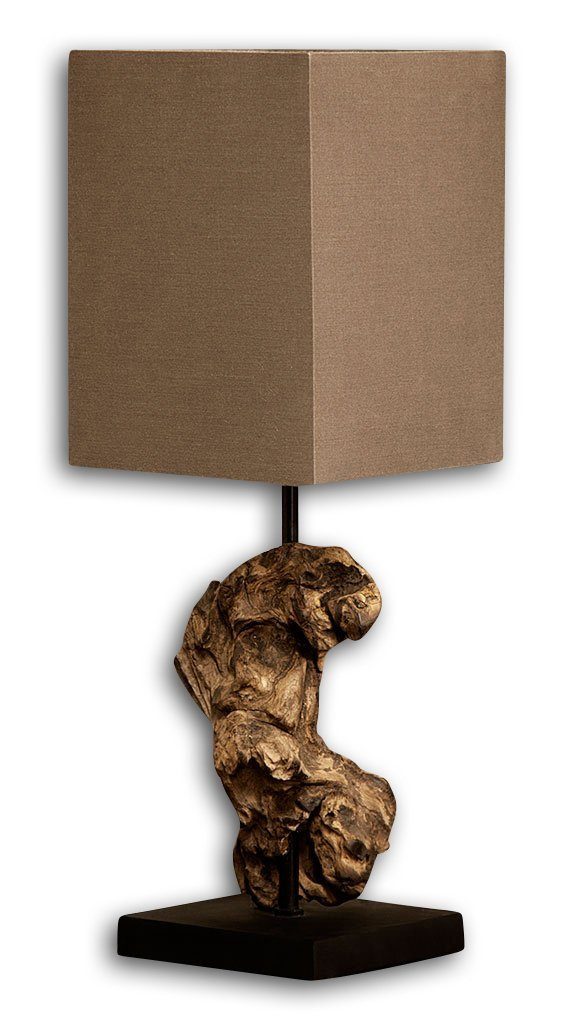 Levandeo® Nachttischlampe, Lampe Tischlampe aus Holz günstig online kaufen