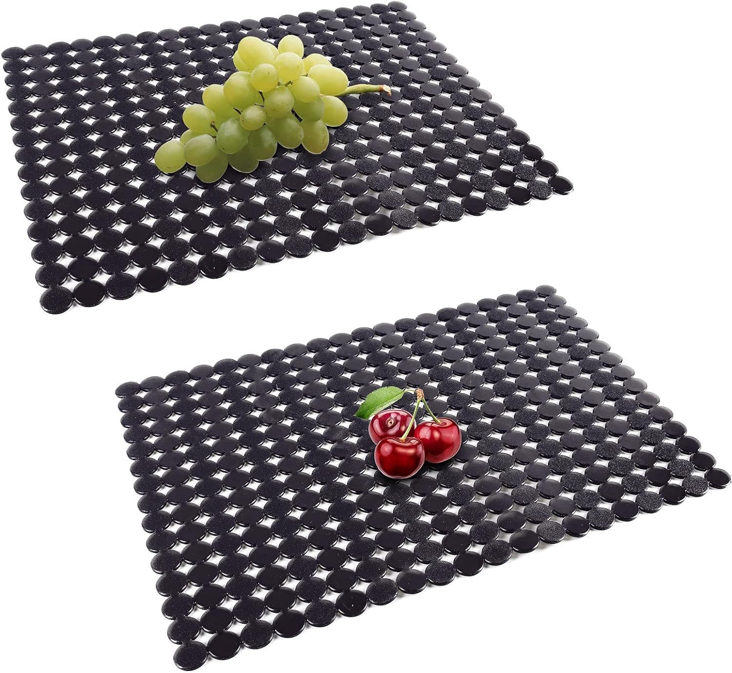 Coonoor Abtropfmatte 2er-Set Spülbeckenmatte Einstellbare Spülbeckenschutzmatte