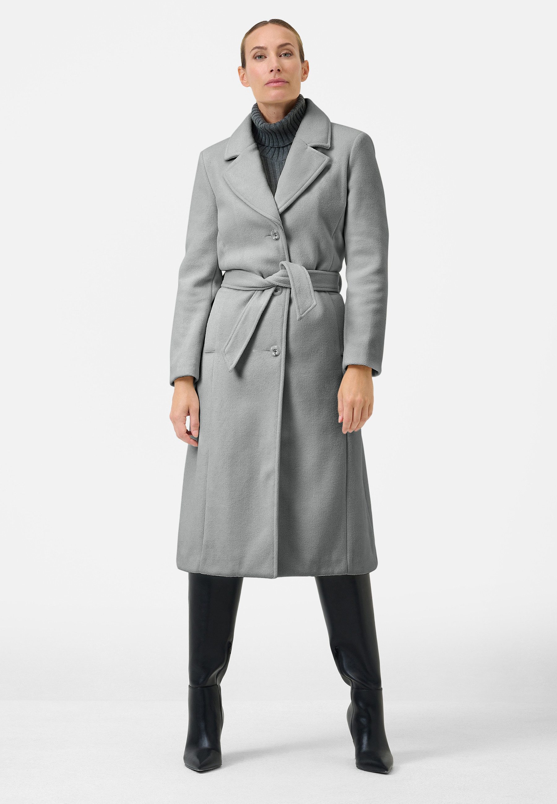 RICANO Trenchcoat Rosana Damen Mantel mit Reverskragen und Gürtel günstig online kaufen